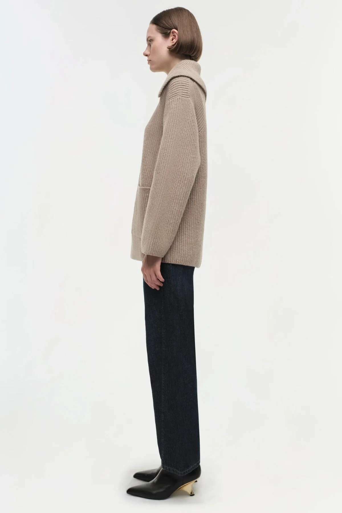 Simkhai Hollie Cardigan - Oat - Image 3