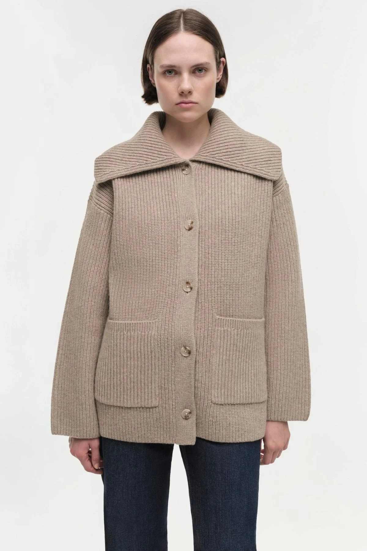 Simkhai Hollie Cardigan - Oat - Image 5
