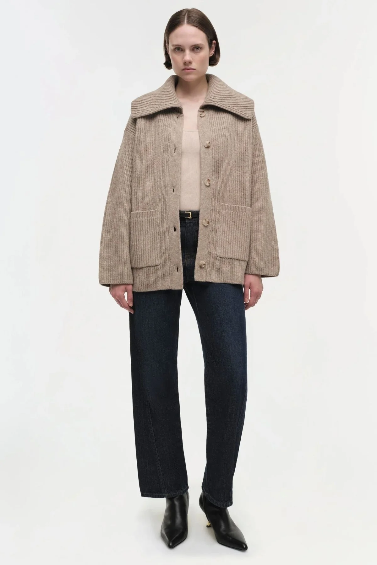 Simkhai Hollie Cardigan - Oat - Image 6