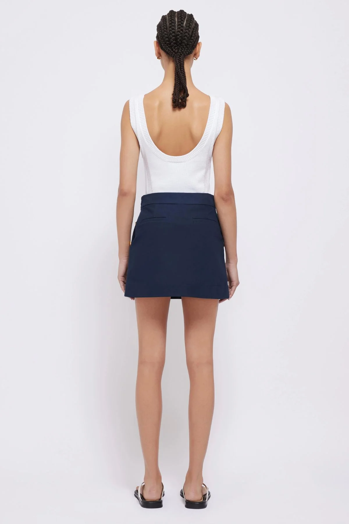 Simkhai Kamille Mini Skirt - Midnight - Image 3