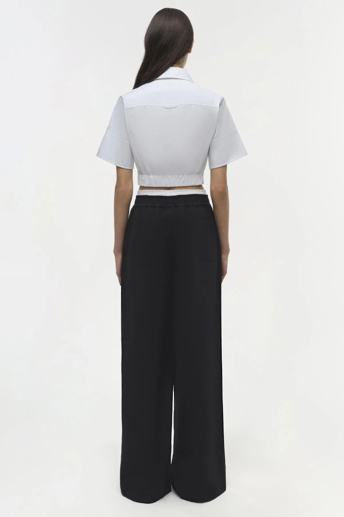 Simkhai Olly Double Waistband Pant - Black Multi - Image 4