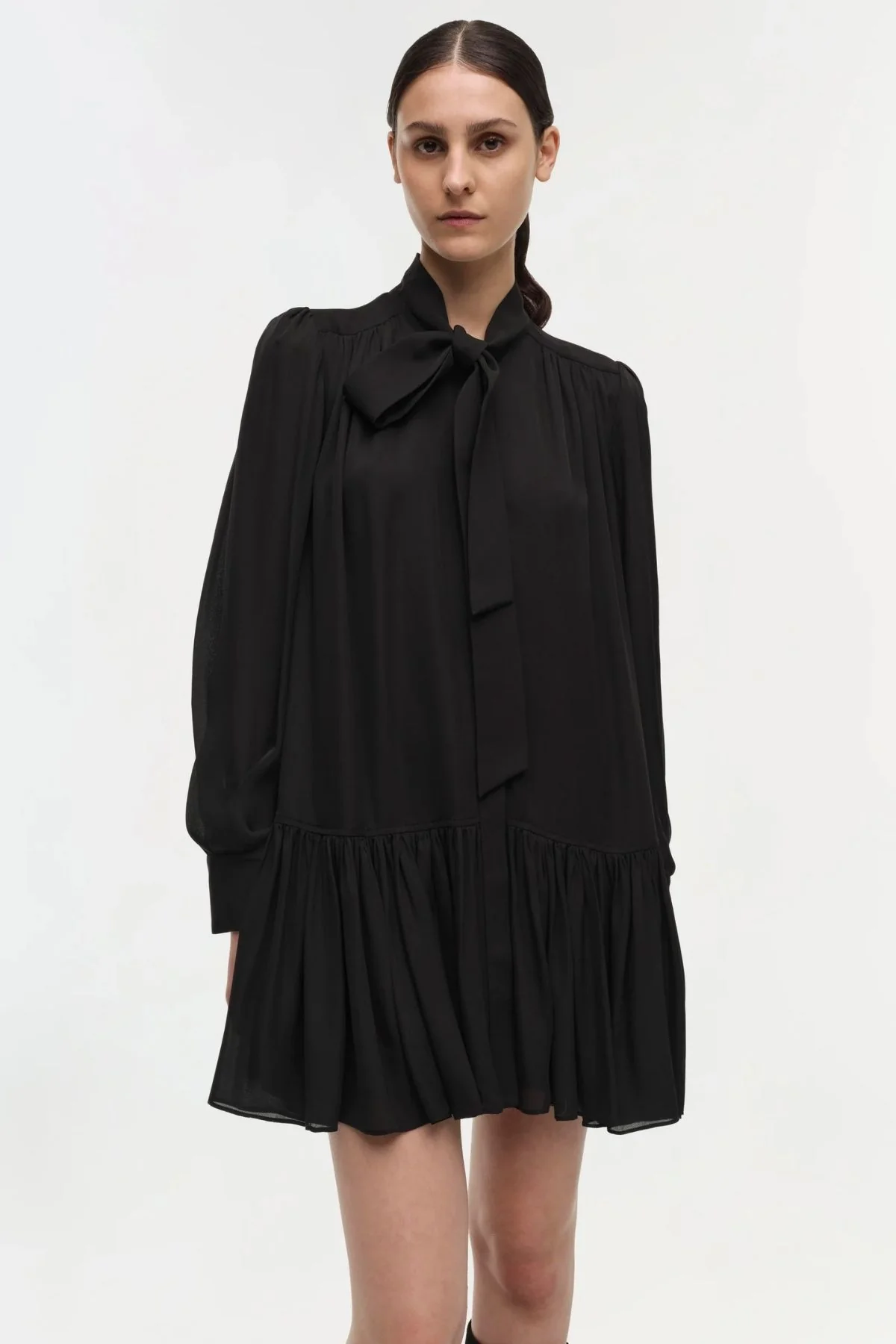 Simkhai Quince Long Sleeve Mini Dress - Black - Image 5