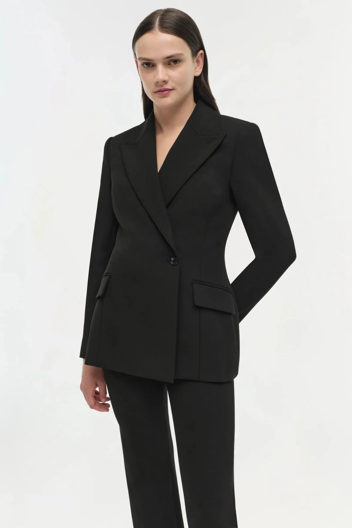 Simkhai Surabhi Hourglass Blazer - Black - Image 4