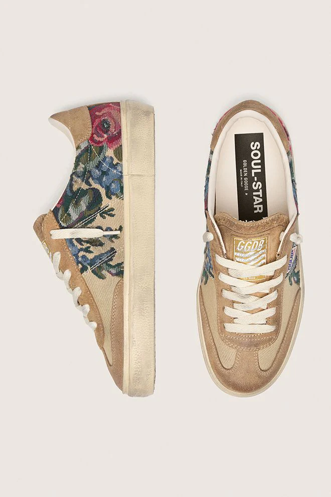 Golden Goose Soul Star Canvas - Multi/ Tobacco - Image 3