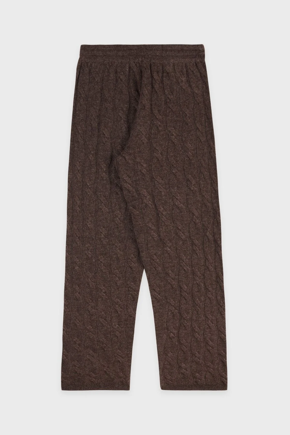 Sporty & Rich Faubourg Cashmere Pants - Chocolate/ Cream - Image 7