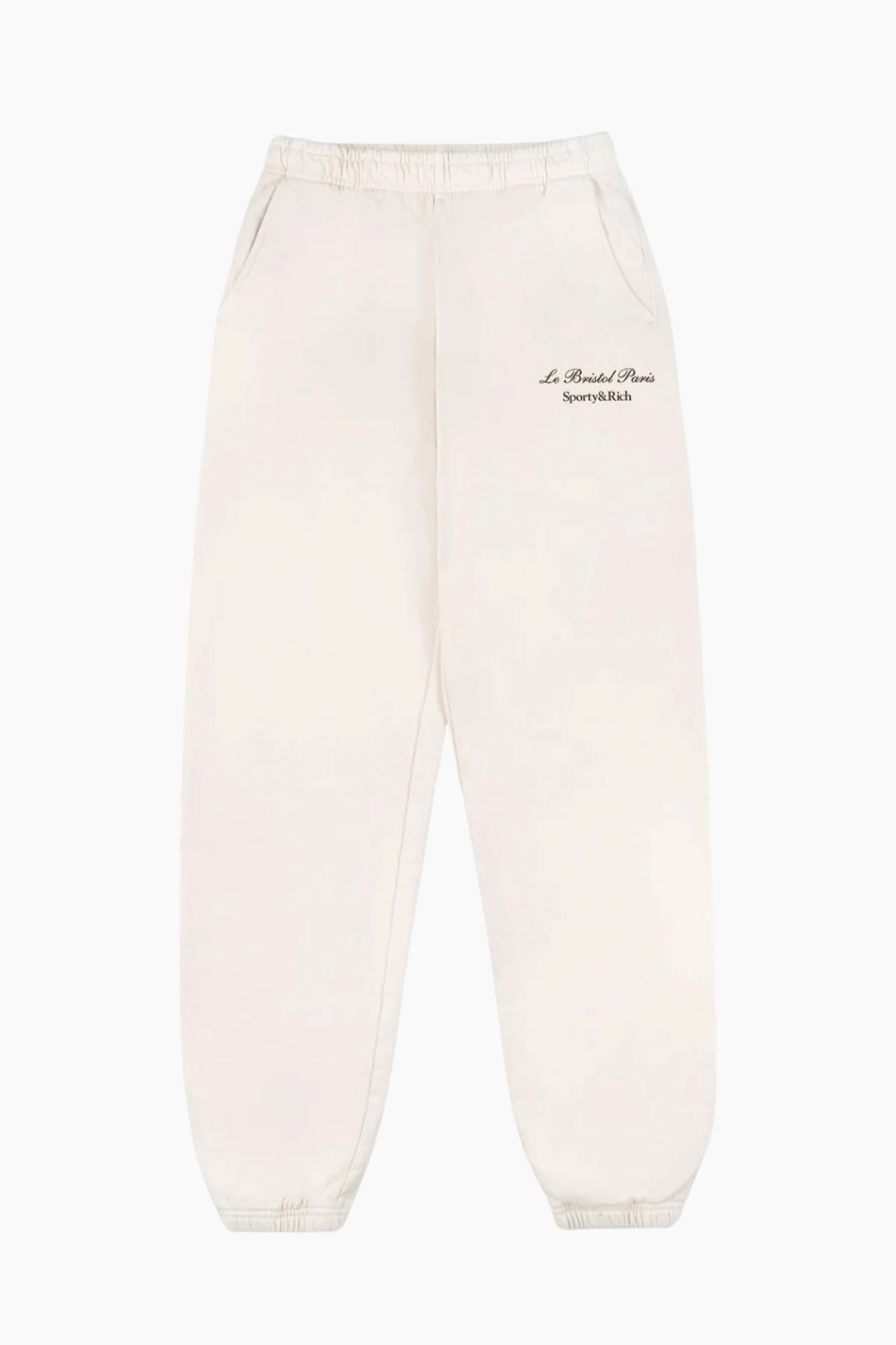 Sporty & Rich Faubourg Sweatpant - Cream/ Chocolate