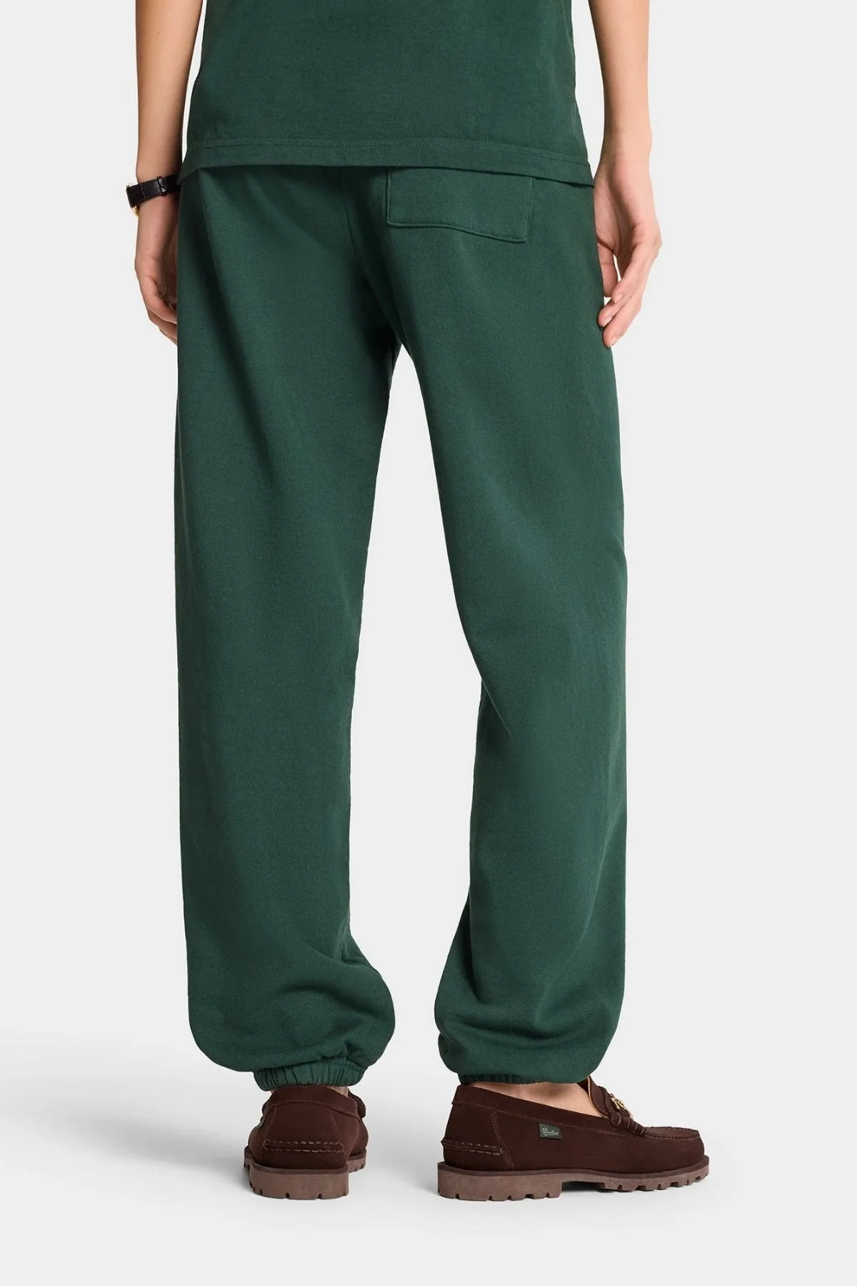 Sporty & Rich NY 94 Sweatpant - Forest/ Cream - Image 3