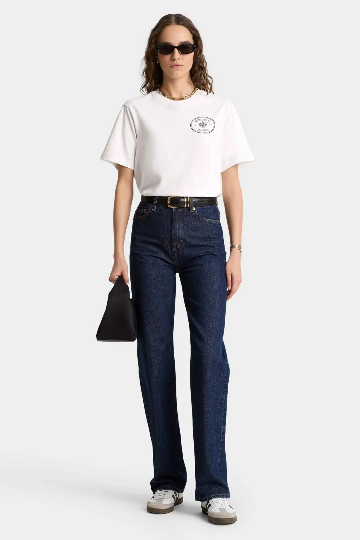 Sporty & Rich Kennedy Crest T-Shirt - White - Image 2