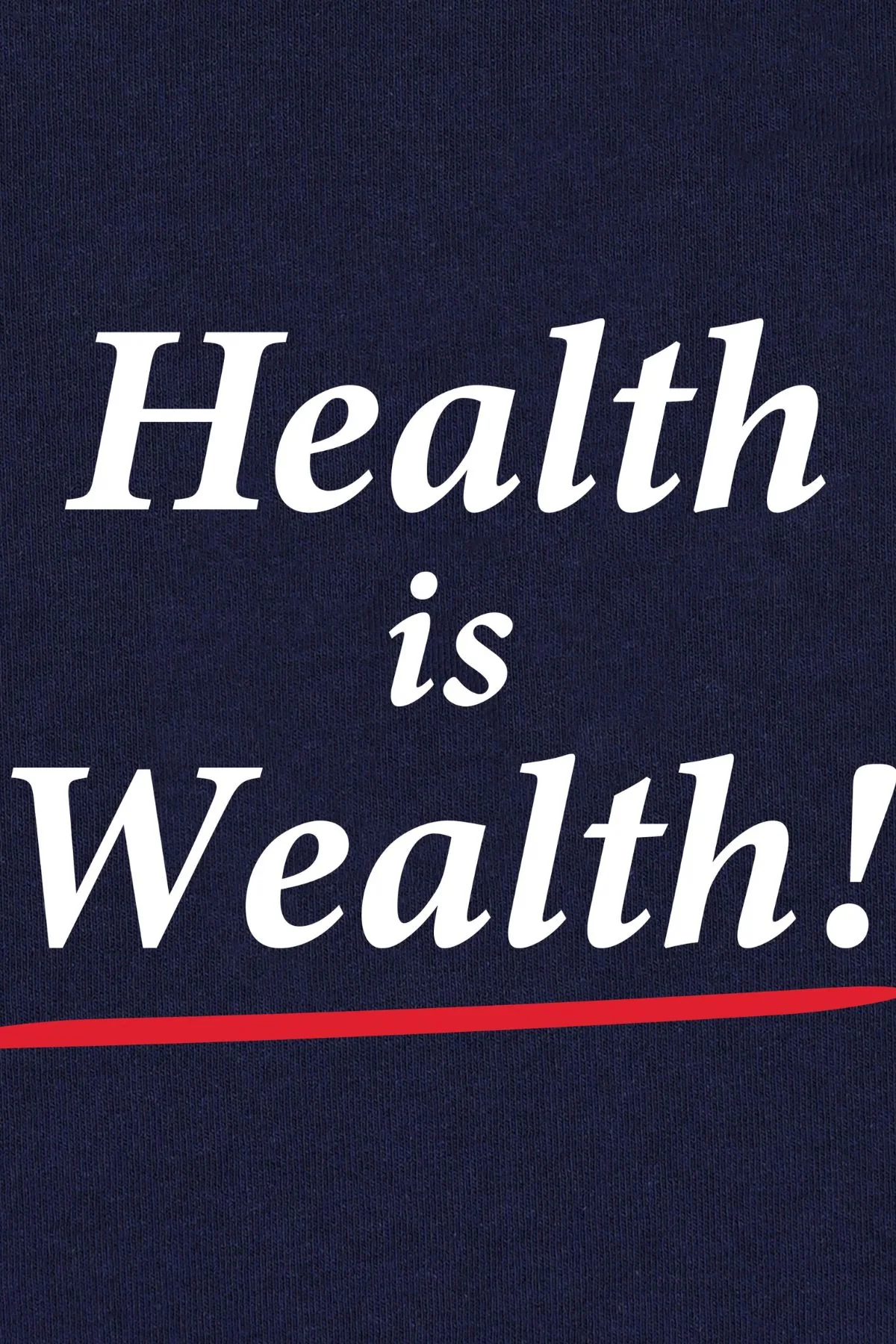 Sporty & Rich Health is Wealth T-shirt - Dark Navy - Image 3