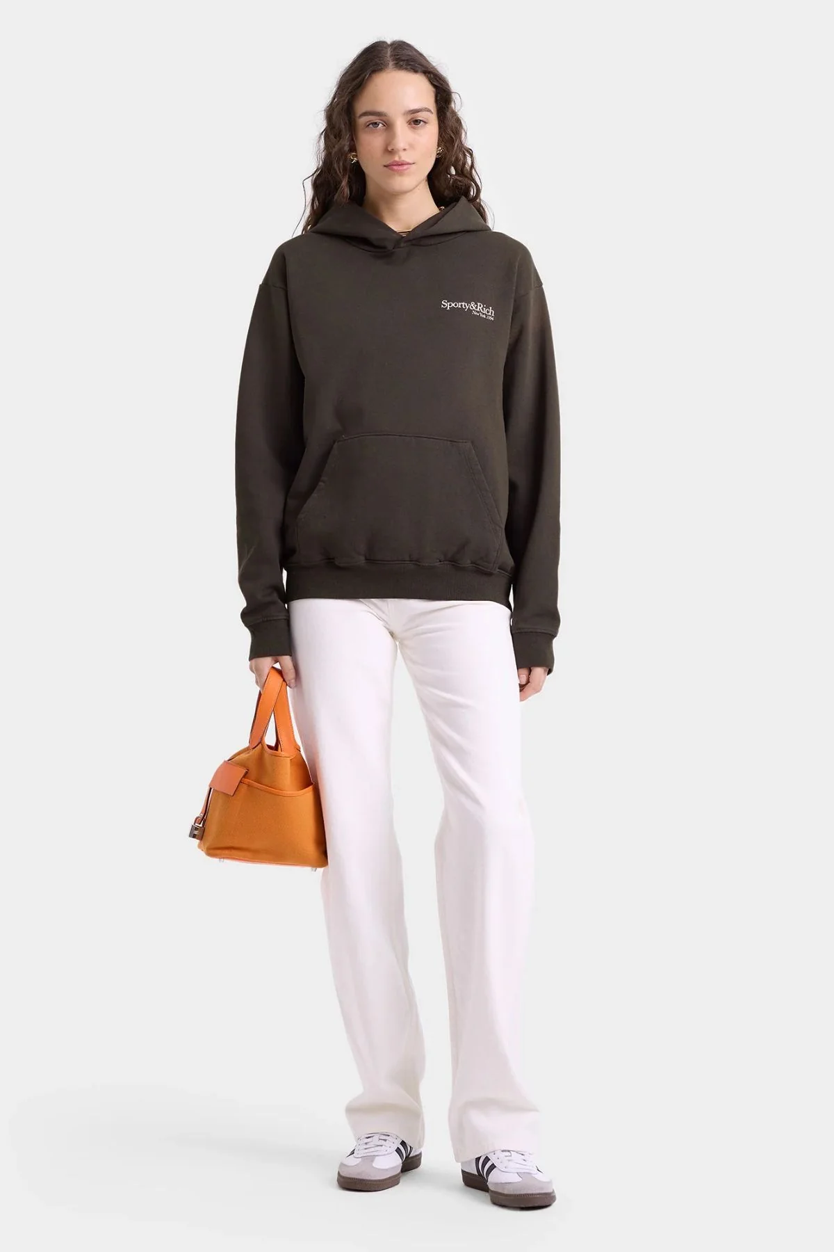 Sporty & Rich HWCNY Hoodie - Faded Black - Image 6