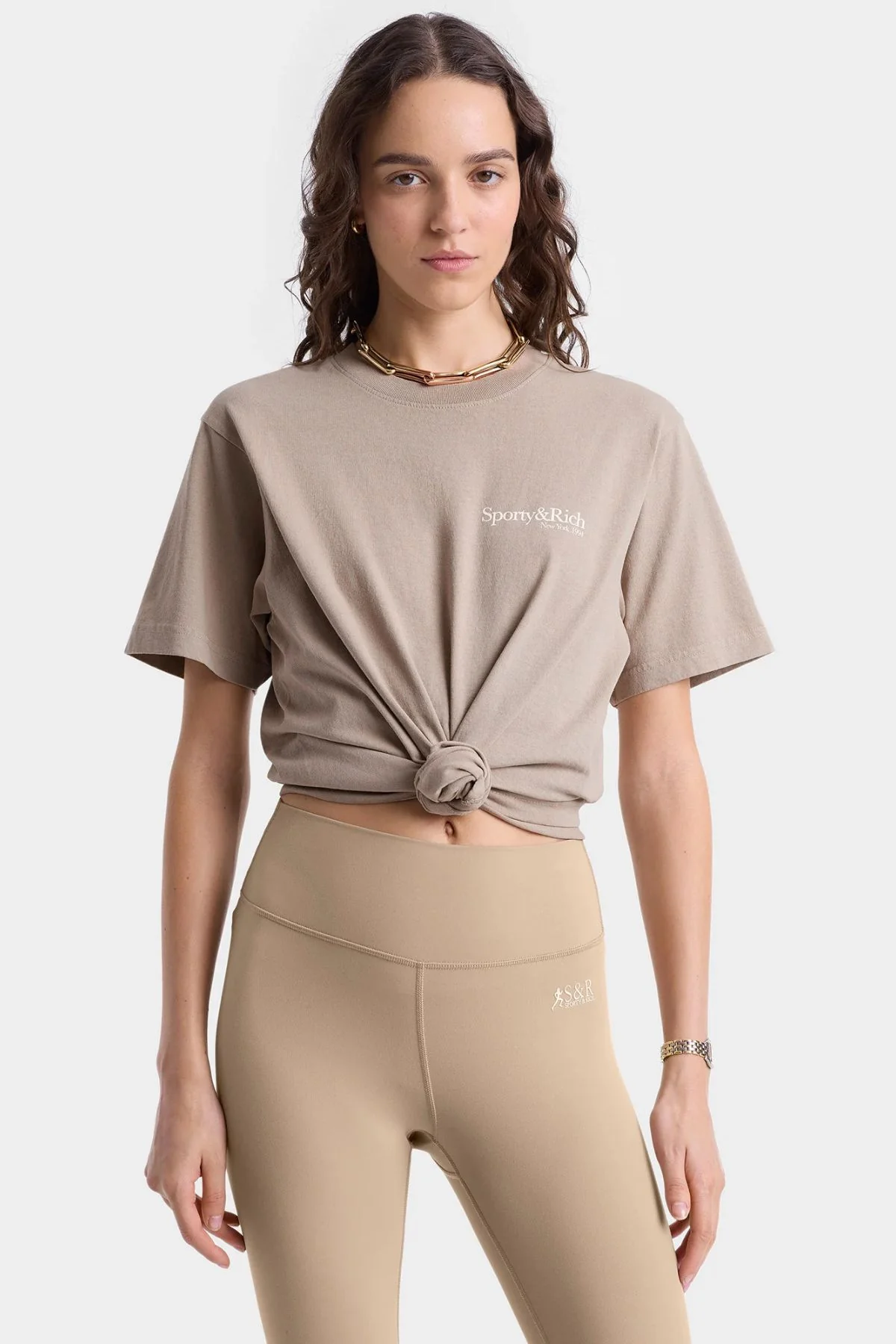 Sporty & Rich HWCNY T-Shirt - Elephant - Image 3