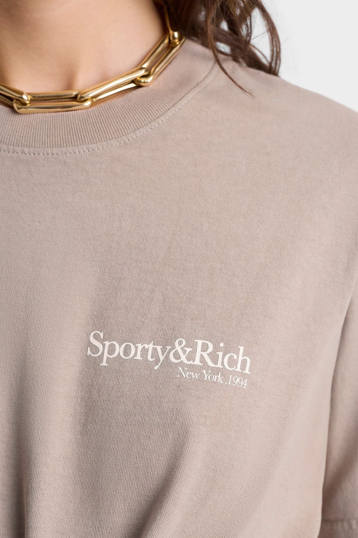 Sporty & Rich HWCNY T-Shirt - Elephant - Image 4