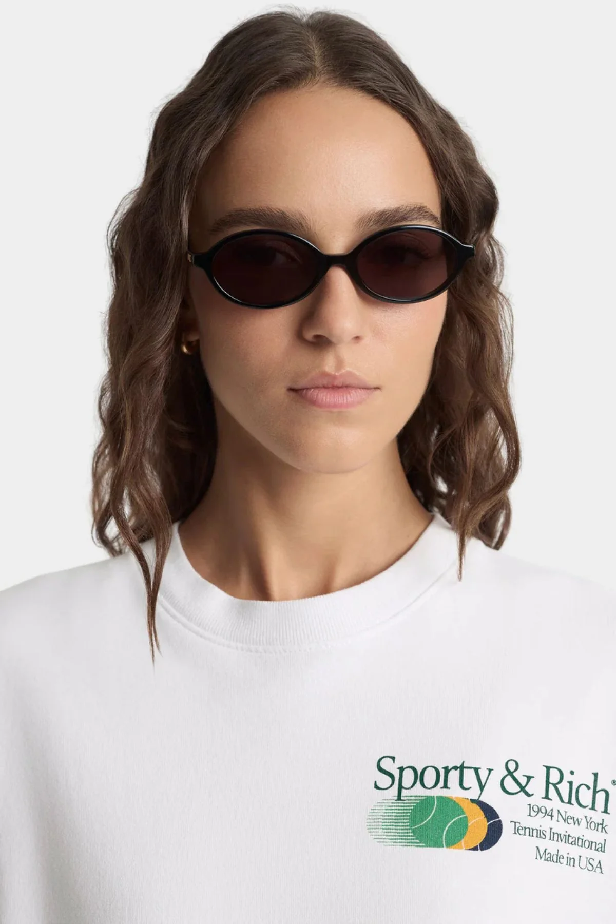 Sporty & Rich Invitational Crewneck - White - Image 4