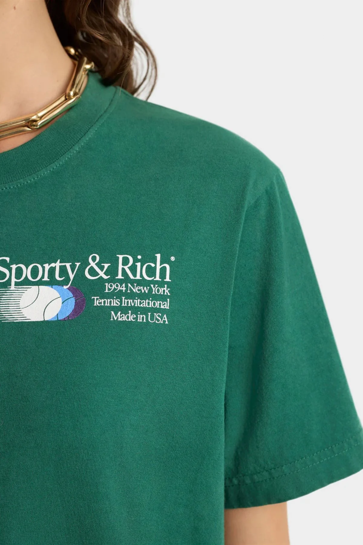 Sporty & Rich Invitational T-Shirt - Alpine - Image 4