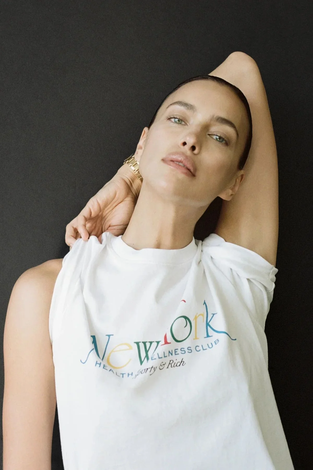Sporty & Rich NY 94 T-shirt - White Multi - Image 3