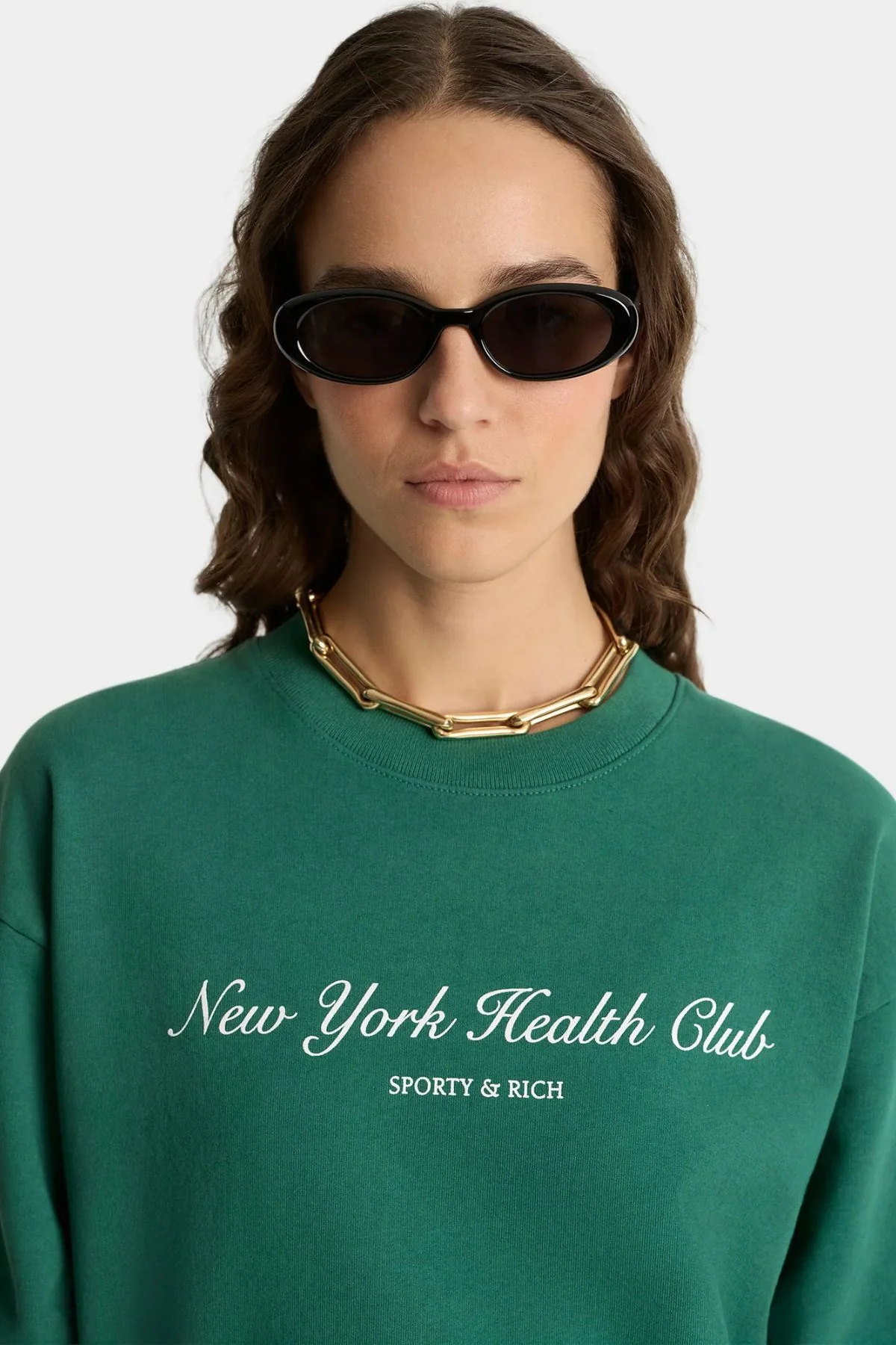Sporty & Rich NY Tennis Club Crewneck - Alpine - Image 4