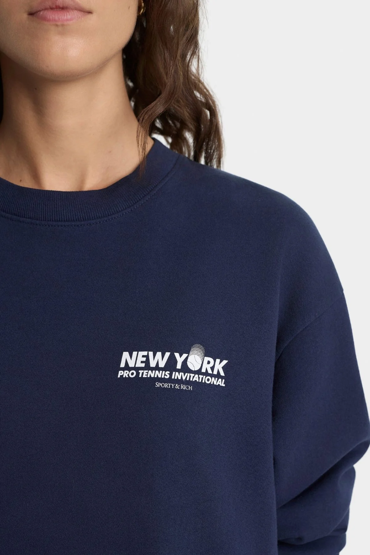 Sporty & Rich Pro Crewneck - Dark Navy - Image 4