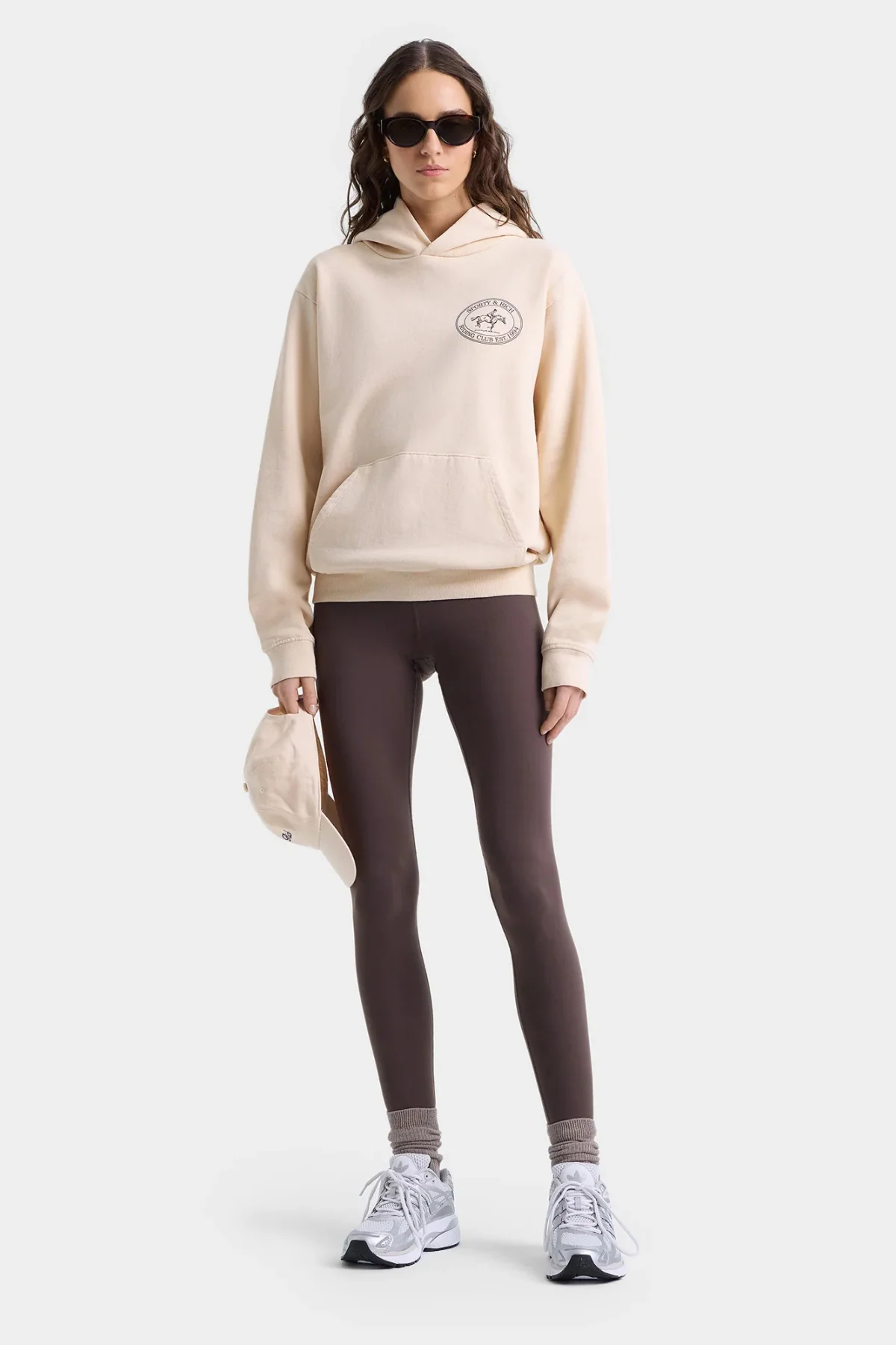 Sporty & Rich Riding Club Hoodie - Cream - Image 5
