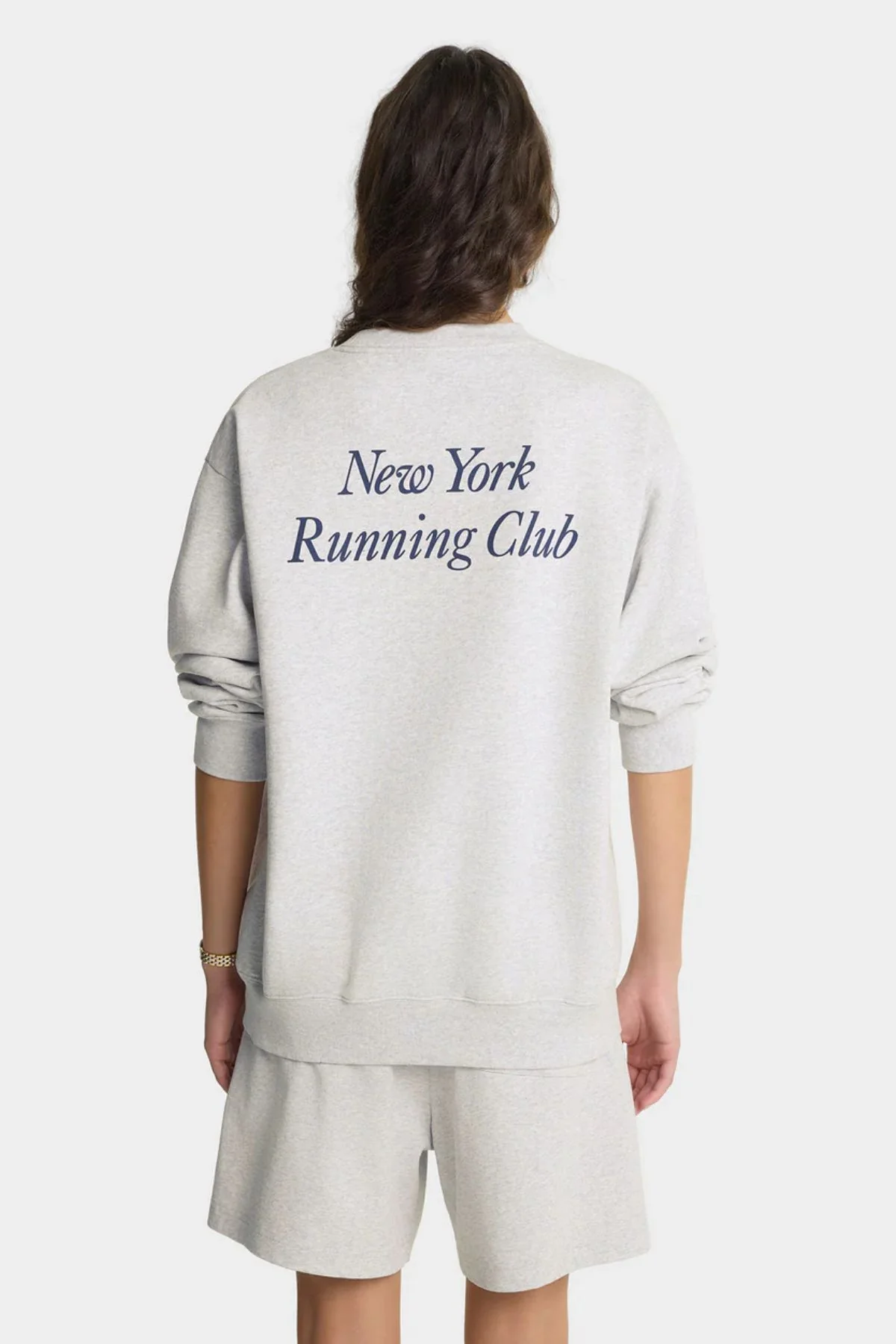 Sporty & Rich Run Club Crewneck - Heather Grey - Image 2