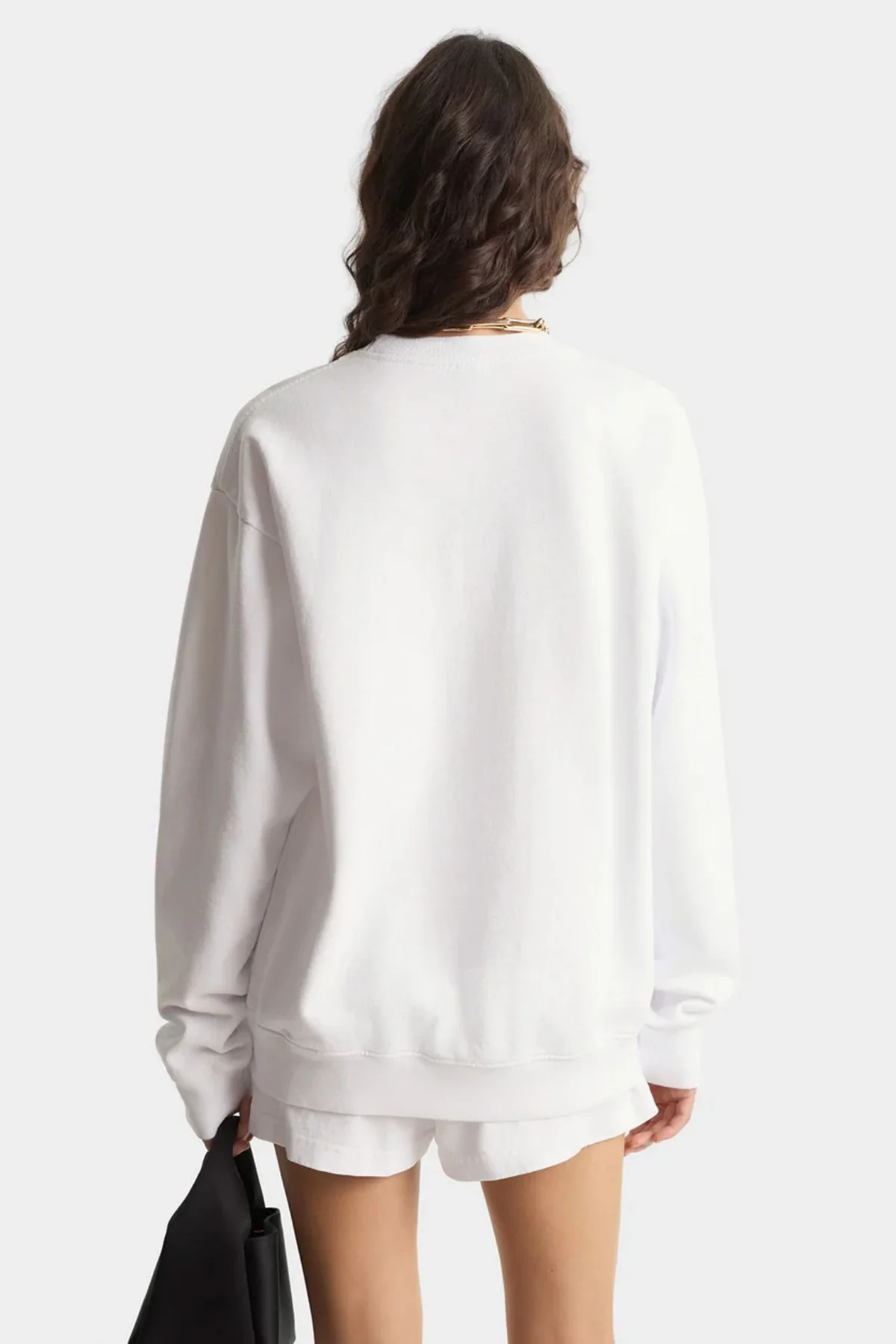 Sporty & Rich Run Club Crewneck - White - Image 3