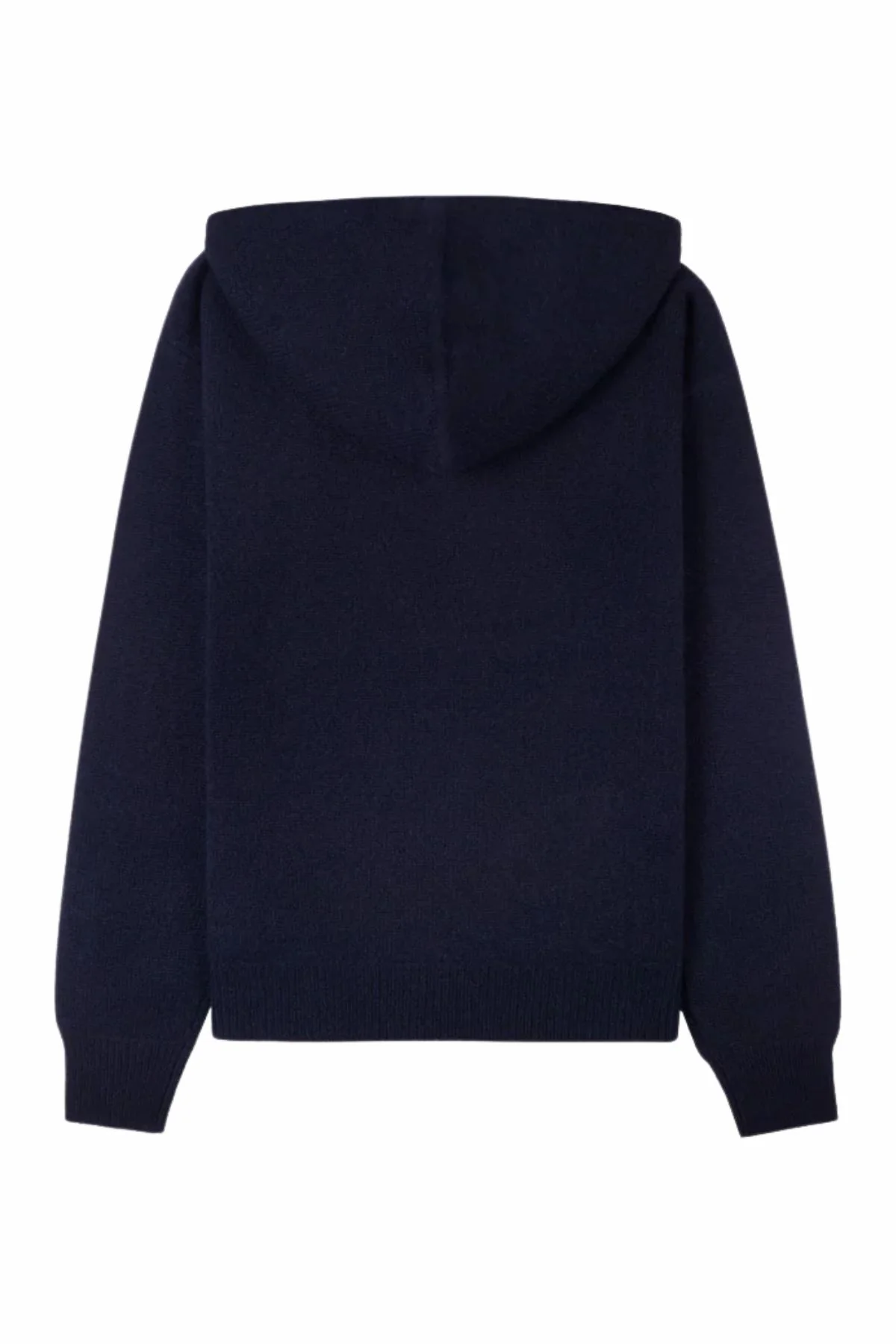 Sporty & Rich SRC Cashmere Zip Hoodie - Dark Navy - Image 3