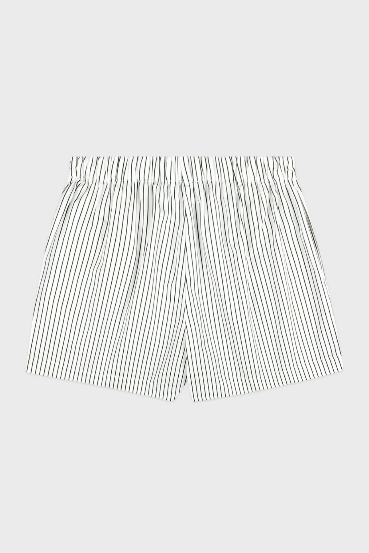 Sporty & Rich Poplin Short - Forest Striped - Image 5