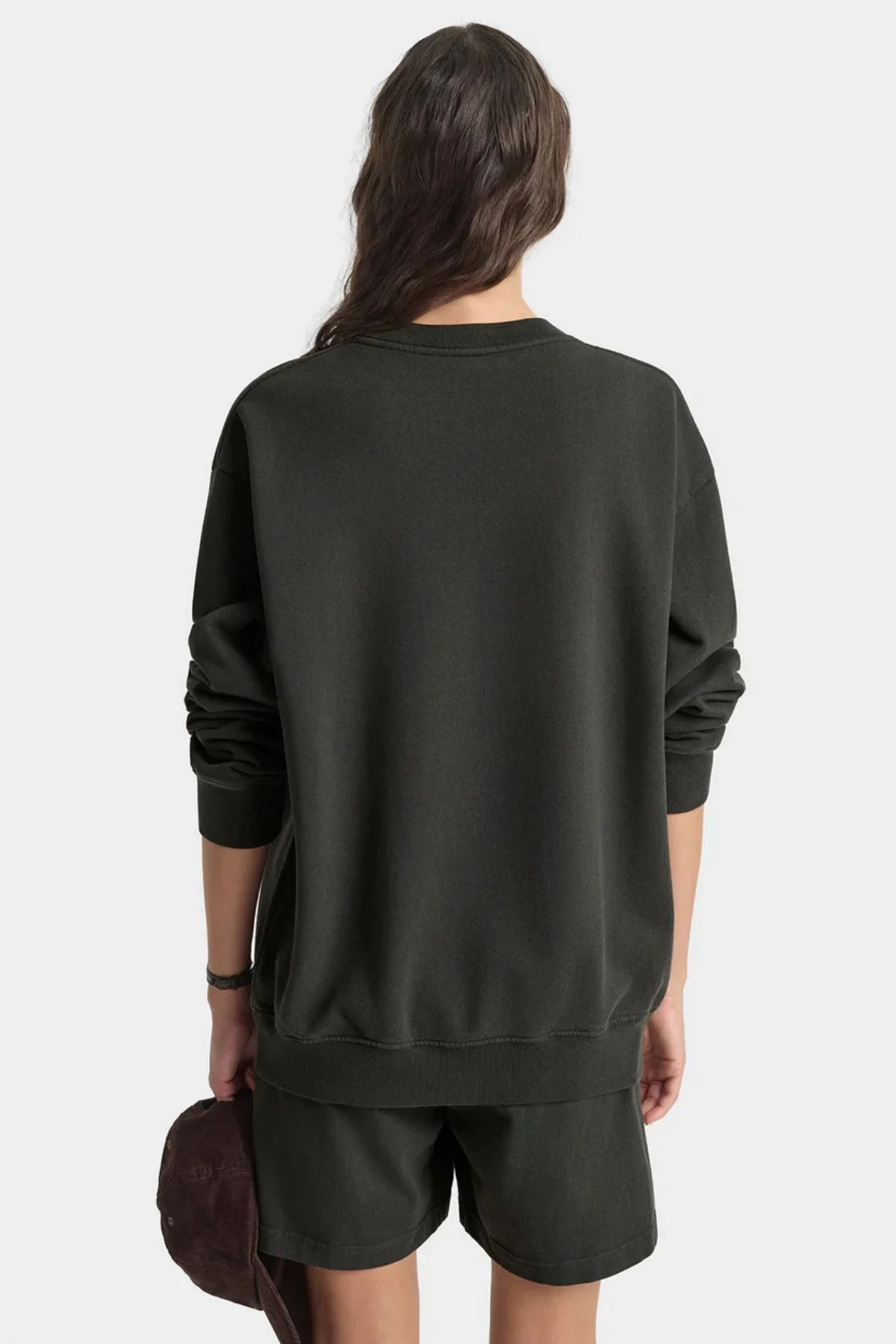 Sporty & Rich Stallion Crewneck - Faded Black - Image 3
