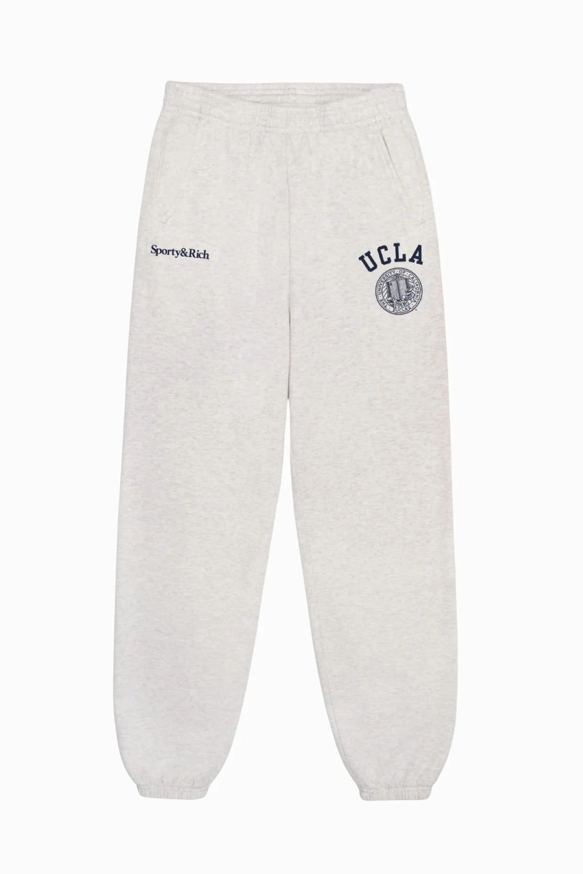 Sporty & Rich UCLA Crest Sweatpant - Heather Grey