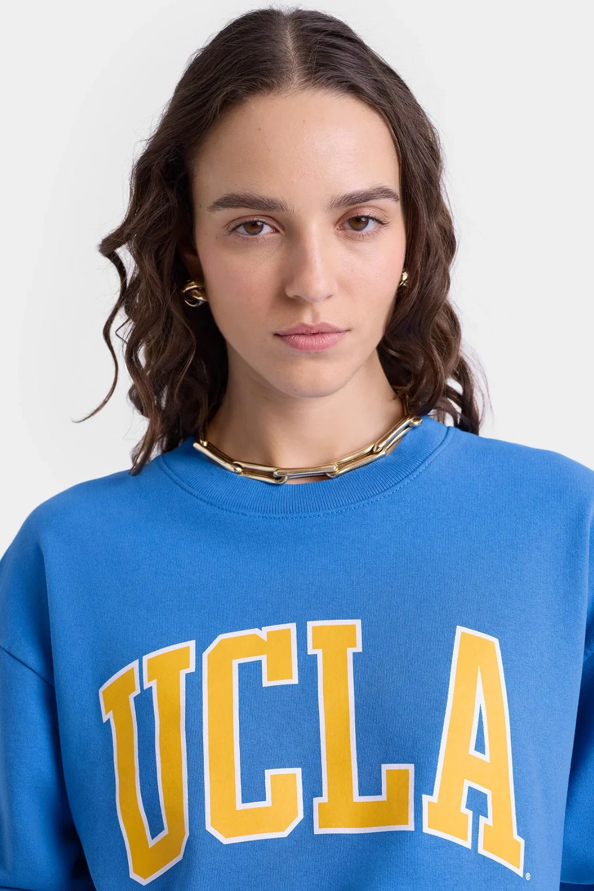 Sporty & Rich UCLA Ivy Crewneck - Bruin Blue - Image 5