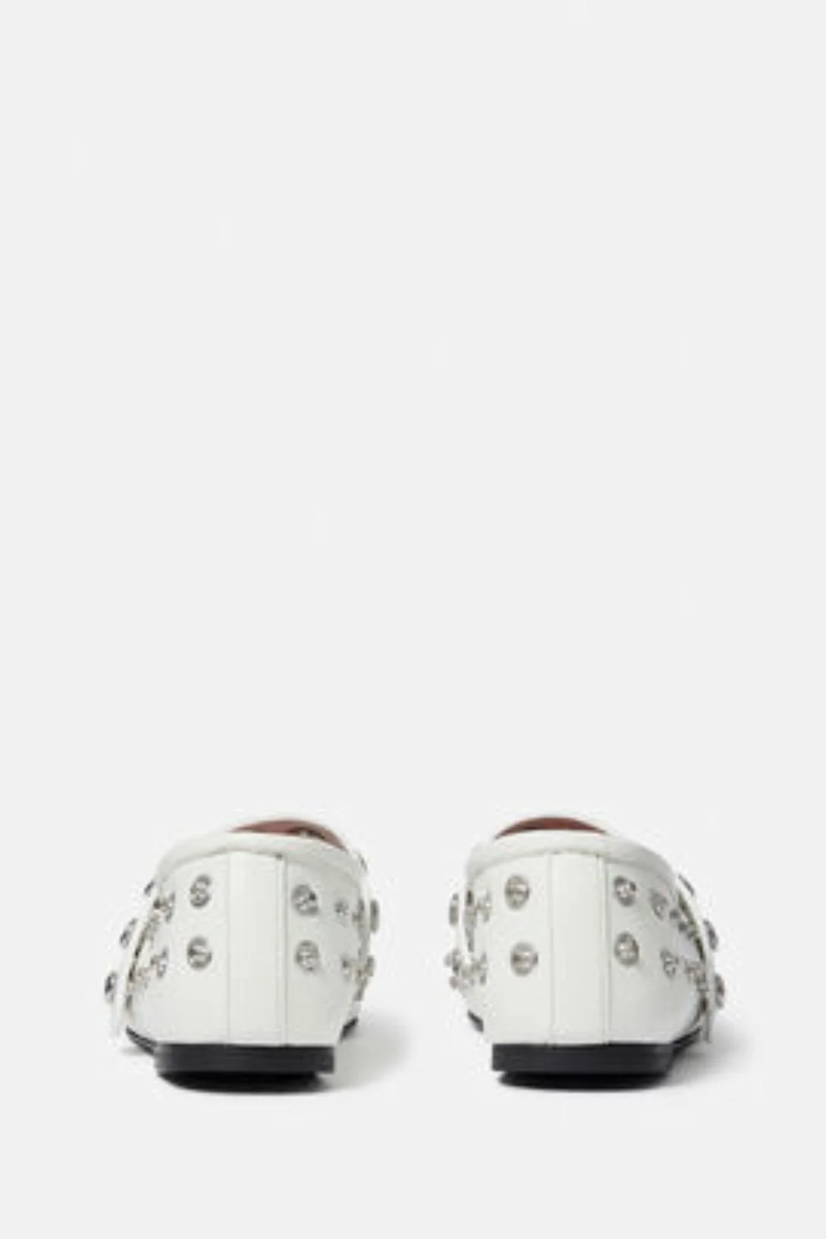 Stella McCartney Ryder Alter Stretch Studded Ballet - White - Image 4