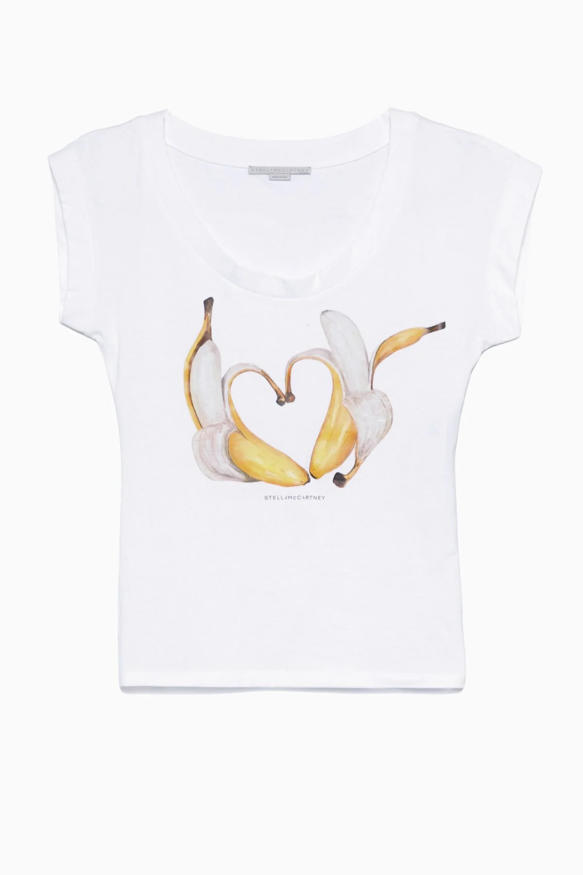 Stella McCartney Banana T-Shirt - Pure White