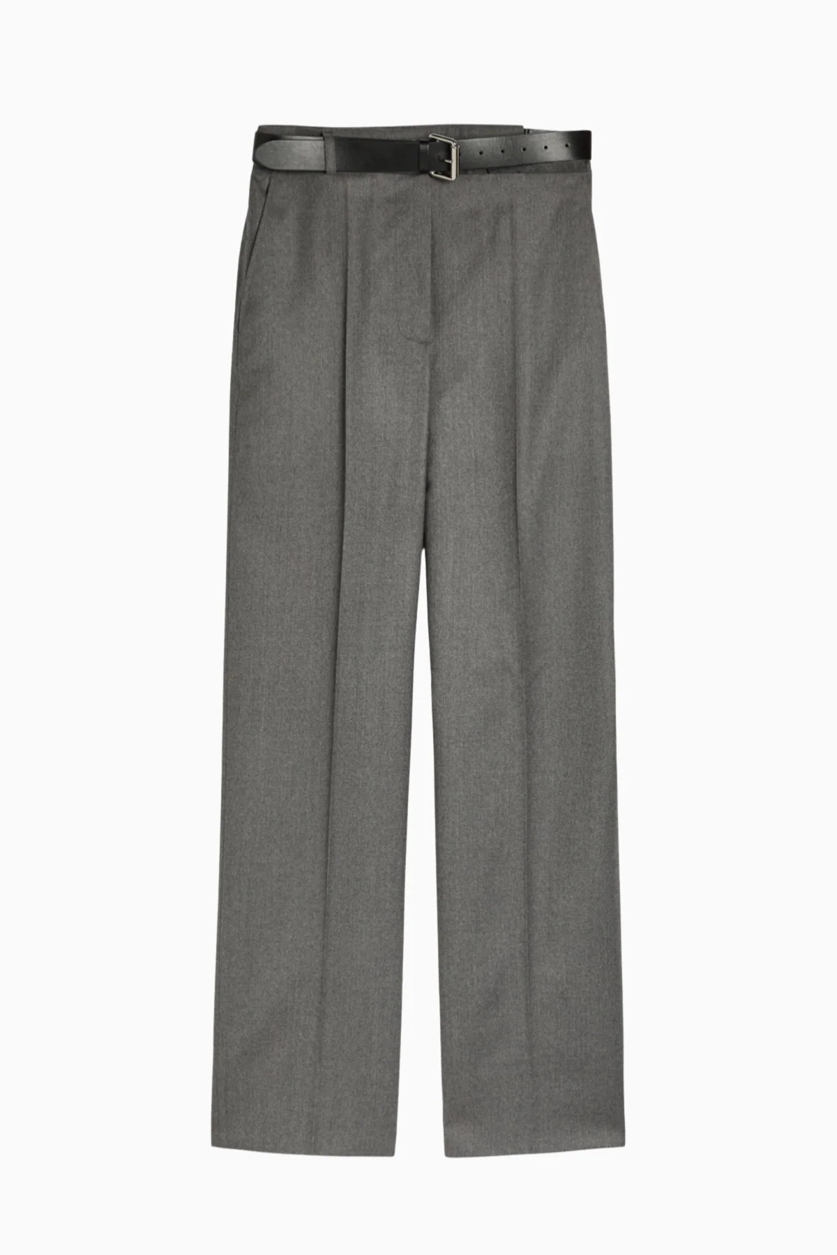Stella McCartney Belted Trouser - Grey Melange