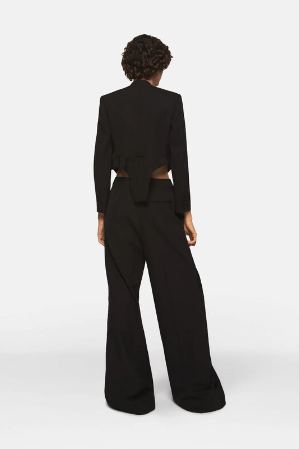 Stella McCartney Wool Tuxedo Trousers - Black - Image 5