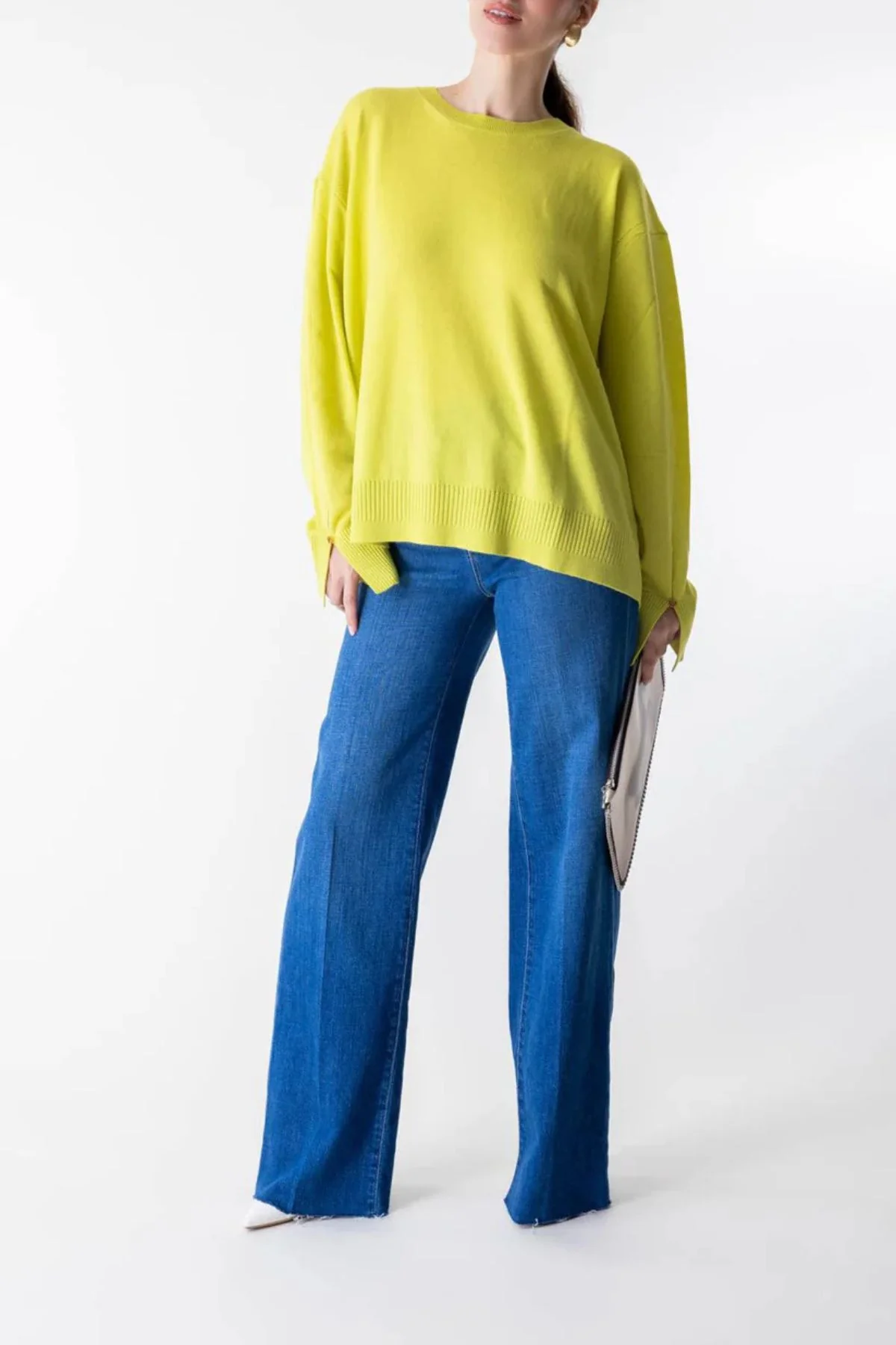Stella McCartney Iconic Knit Jumper - Lime - Image 3