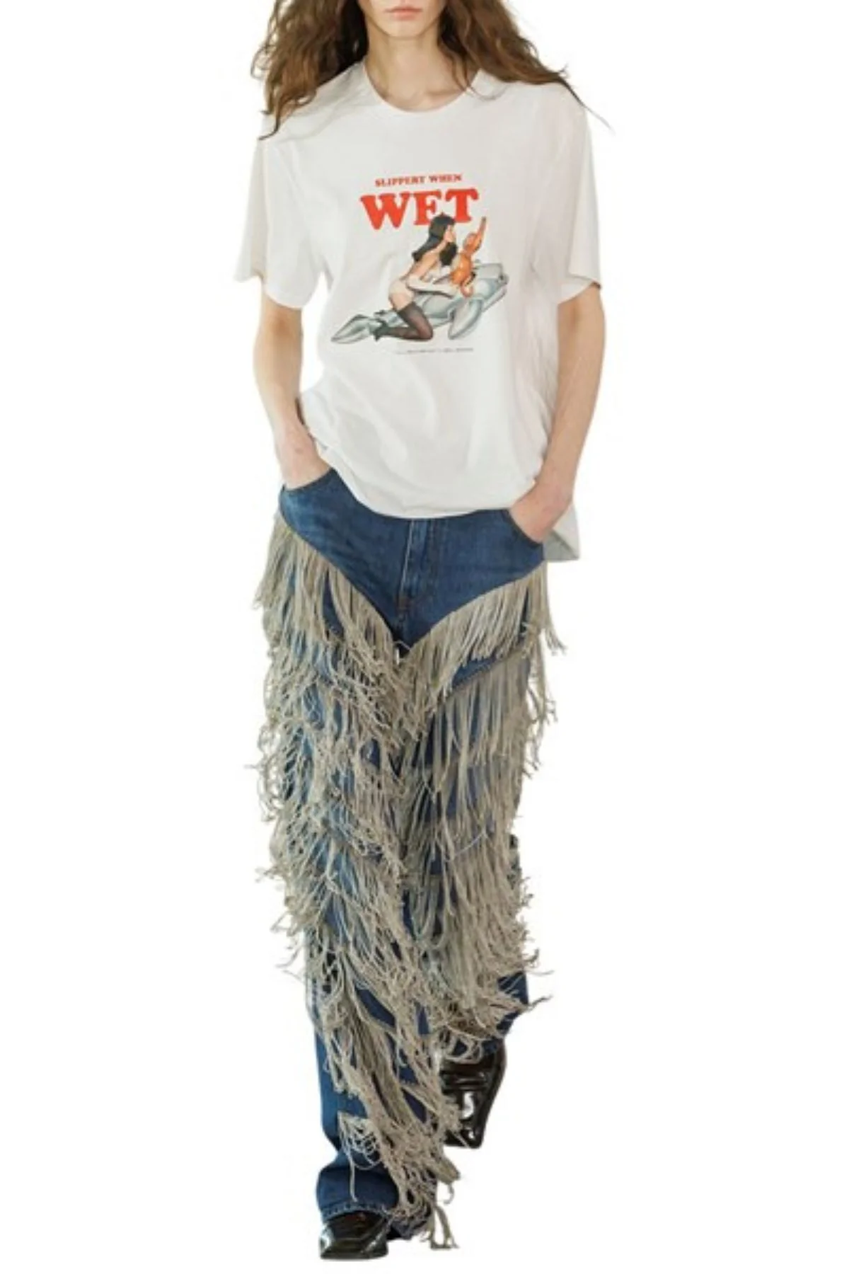 Stella McCartney Jeff Koons Boyfriend Tee - White - Image 2