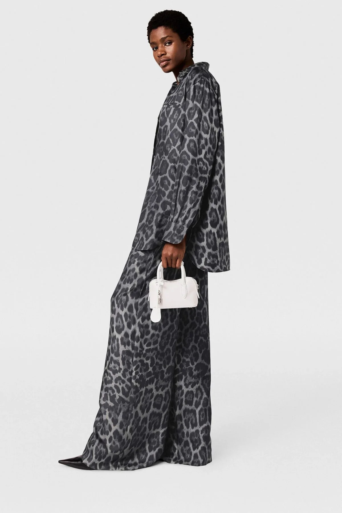 Stella McCartney Leopard Pants - Ash Grey - Image 4