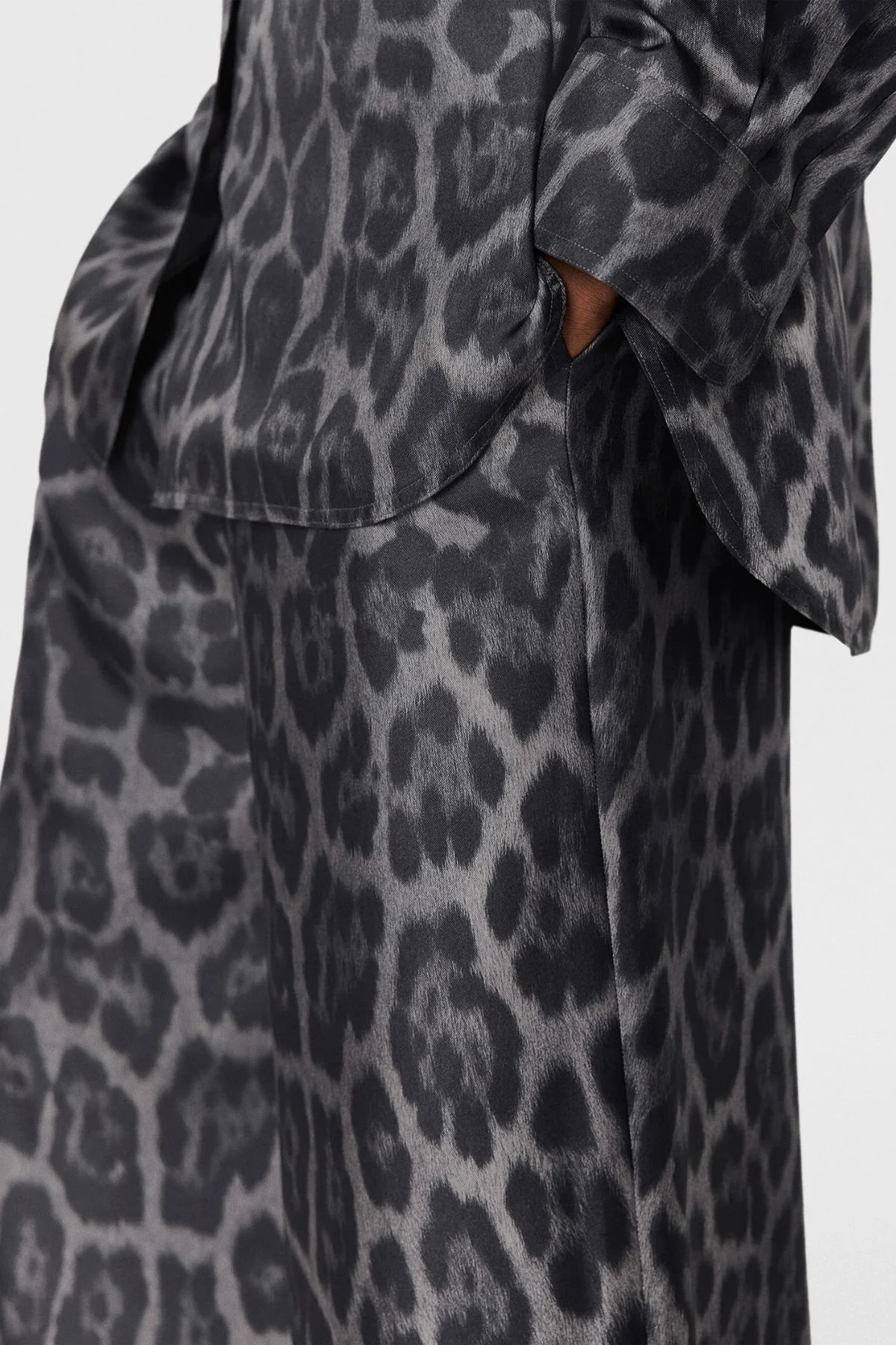 Stella McCartney Leopard Pants - Ash Grey - Image 5