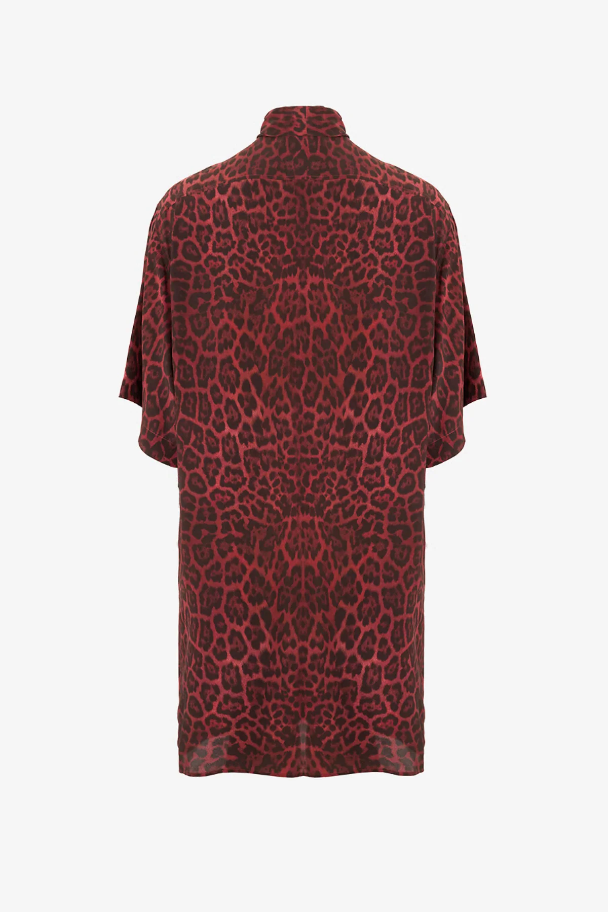 Stella McCartney Leopard Tie SS Dress - Berry - Image 2
