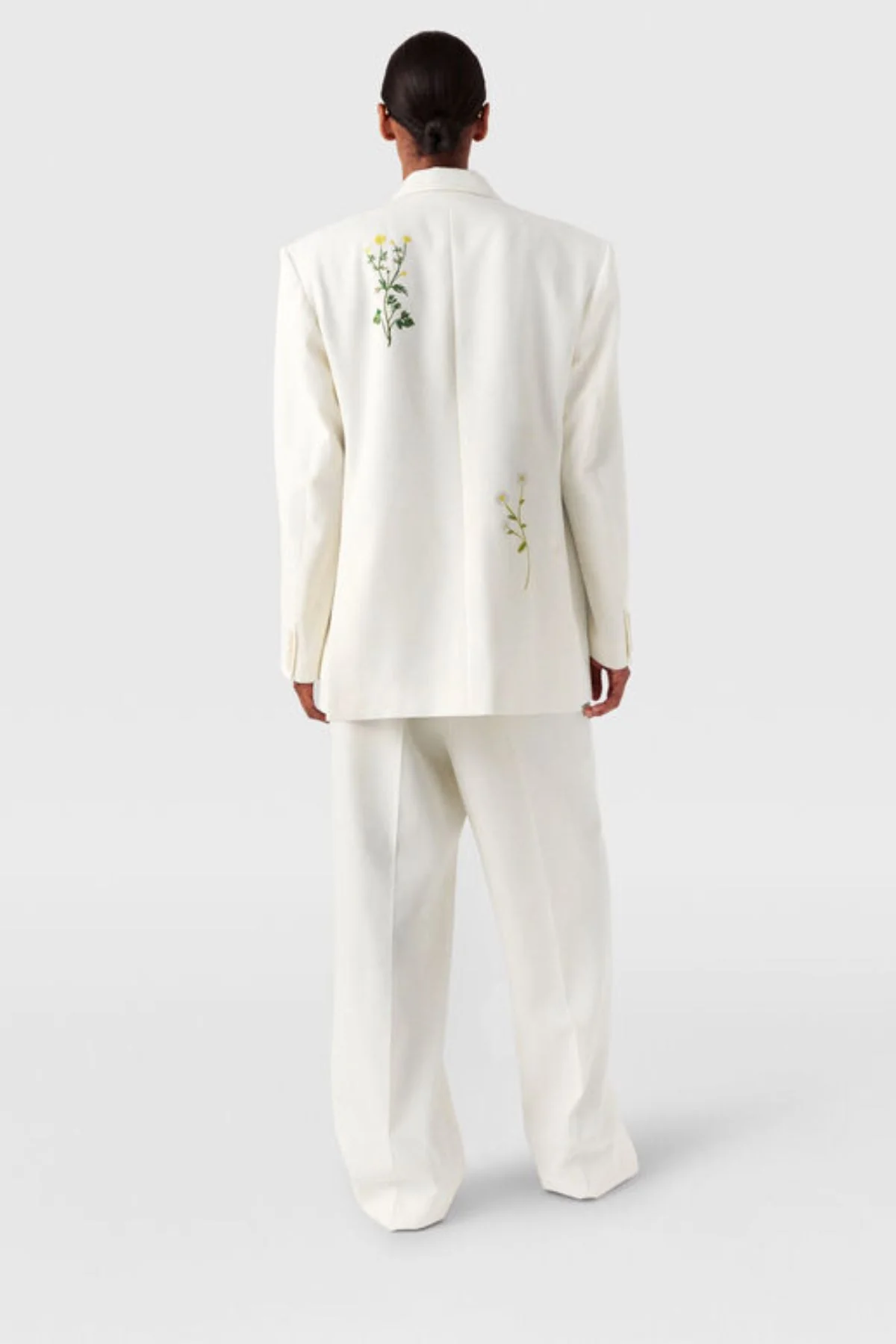 Stella McCartney Floral Trousers - Cream - Image 4