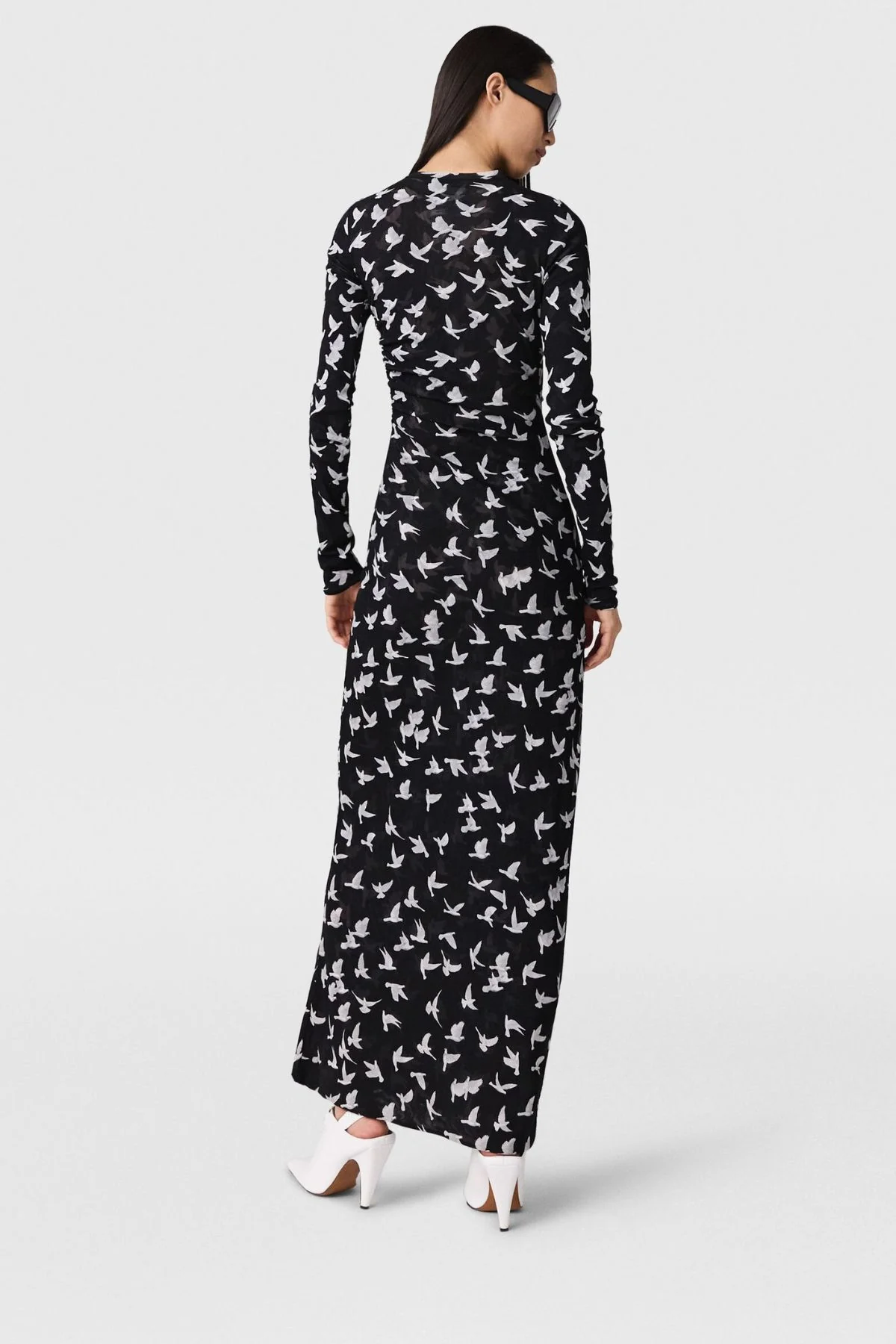 Stella McCartney Mesh Haze Dress - Black - Image 4
