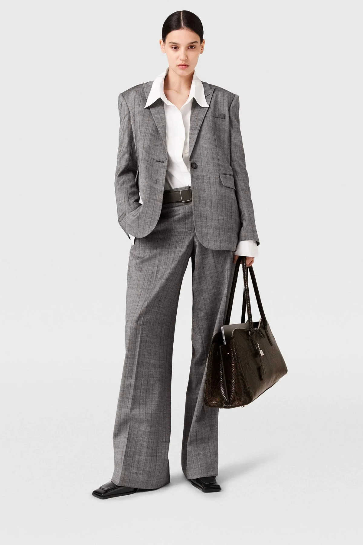 Stella McCartney Pinstripe SB Jacket - Grey