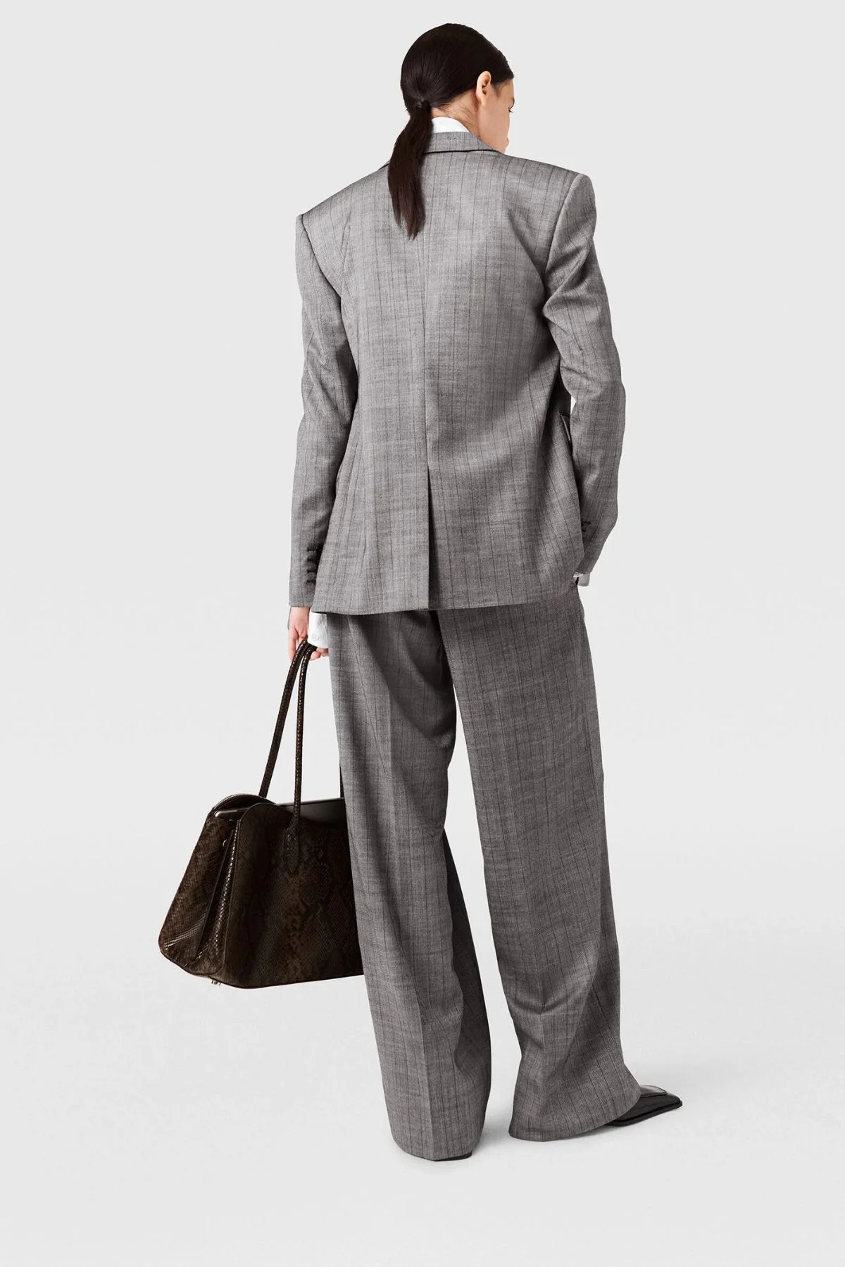Stella McCartney Pinstripe SB Jacket - Grey - Image 2