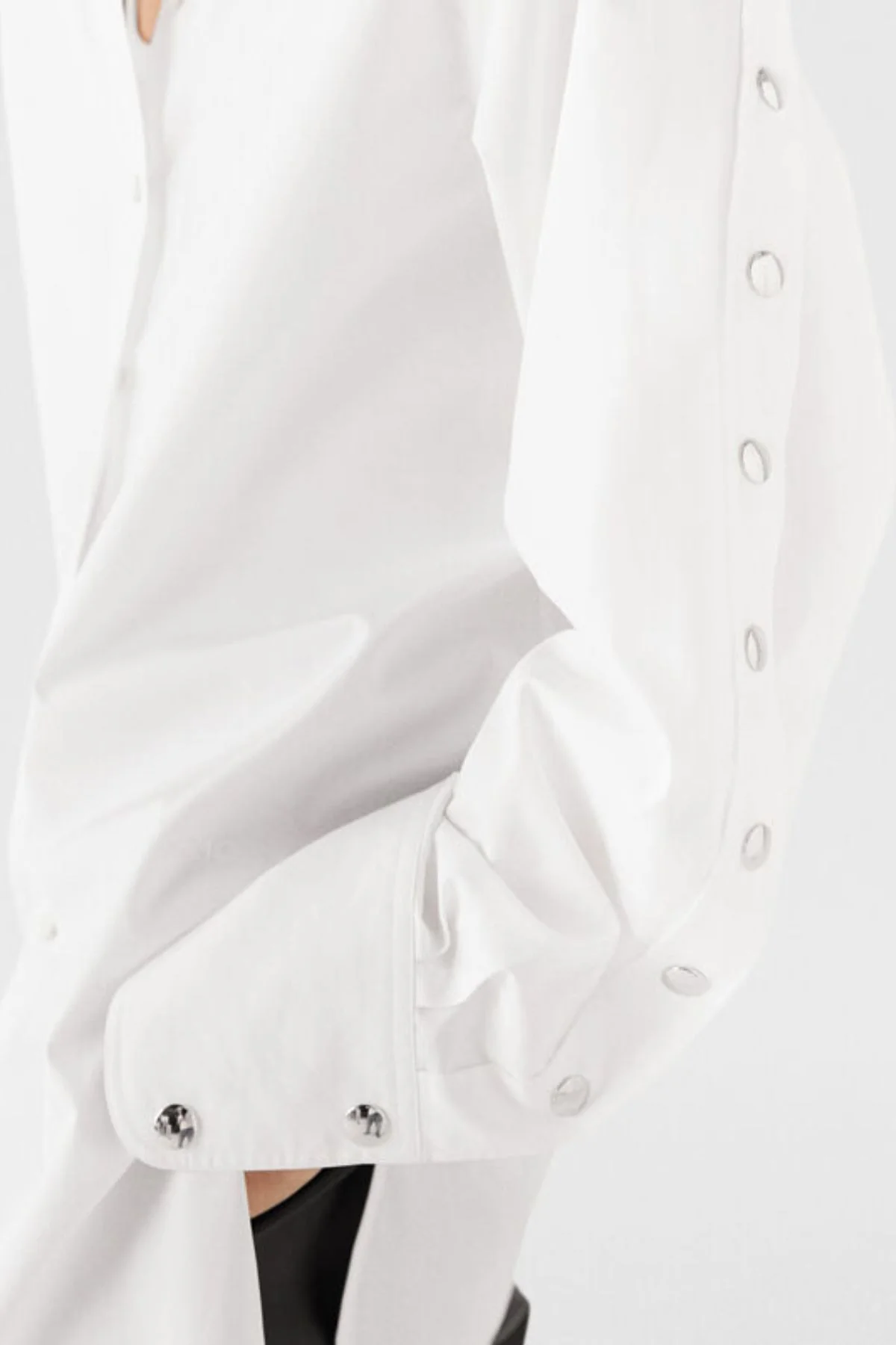 Stella McCartney Snap Detail Shirt - Pure White - Image 6