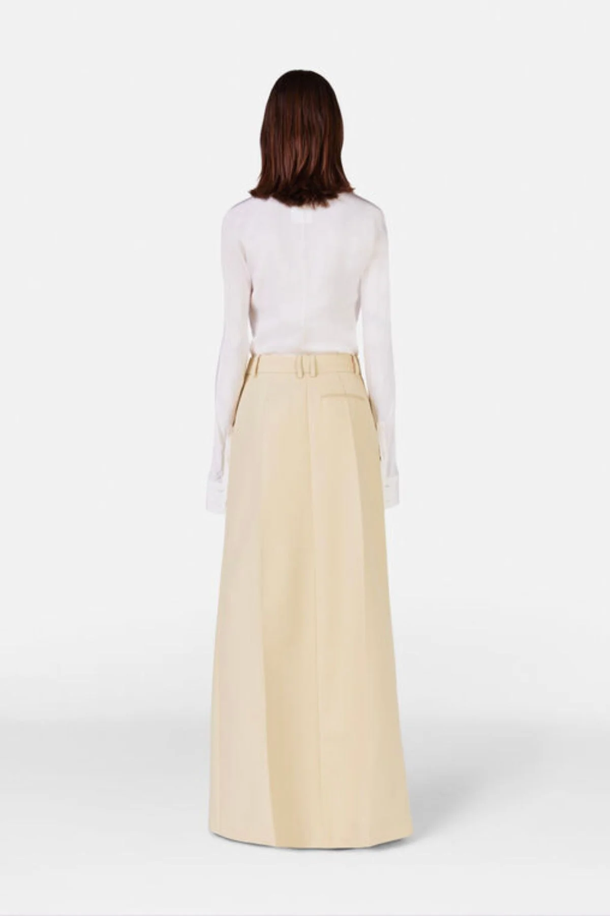 Stella McCartney Split Front Maxi Skirt - Butter - Image 3