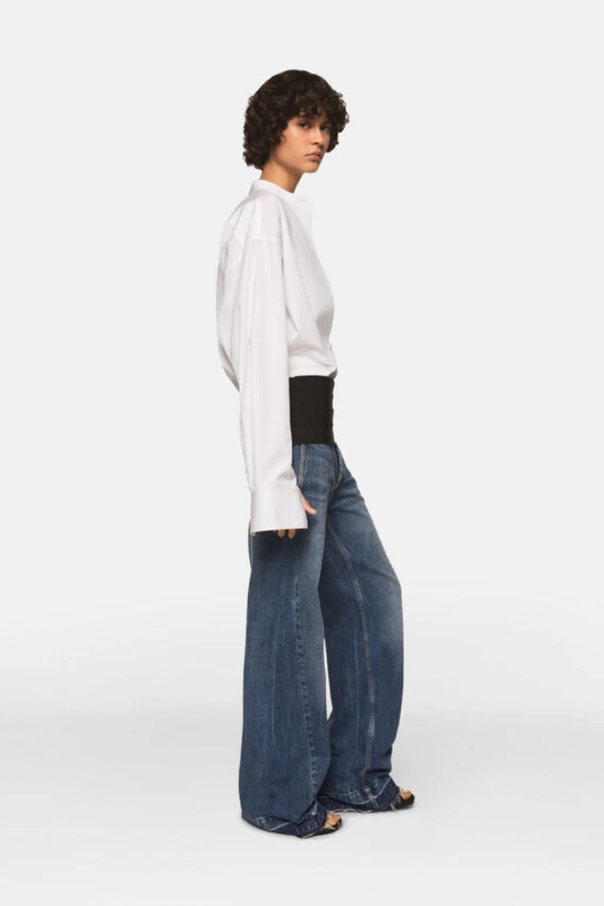 Stella McCartney Tuxedo Jean - Mid Vintage Blue - Image 4