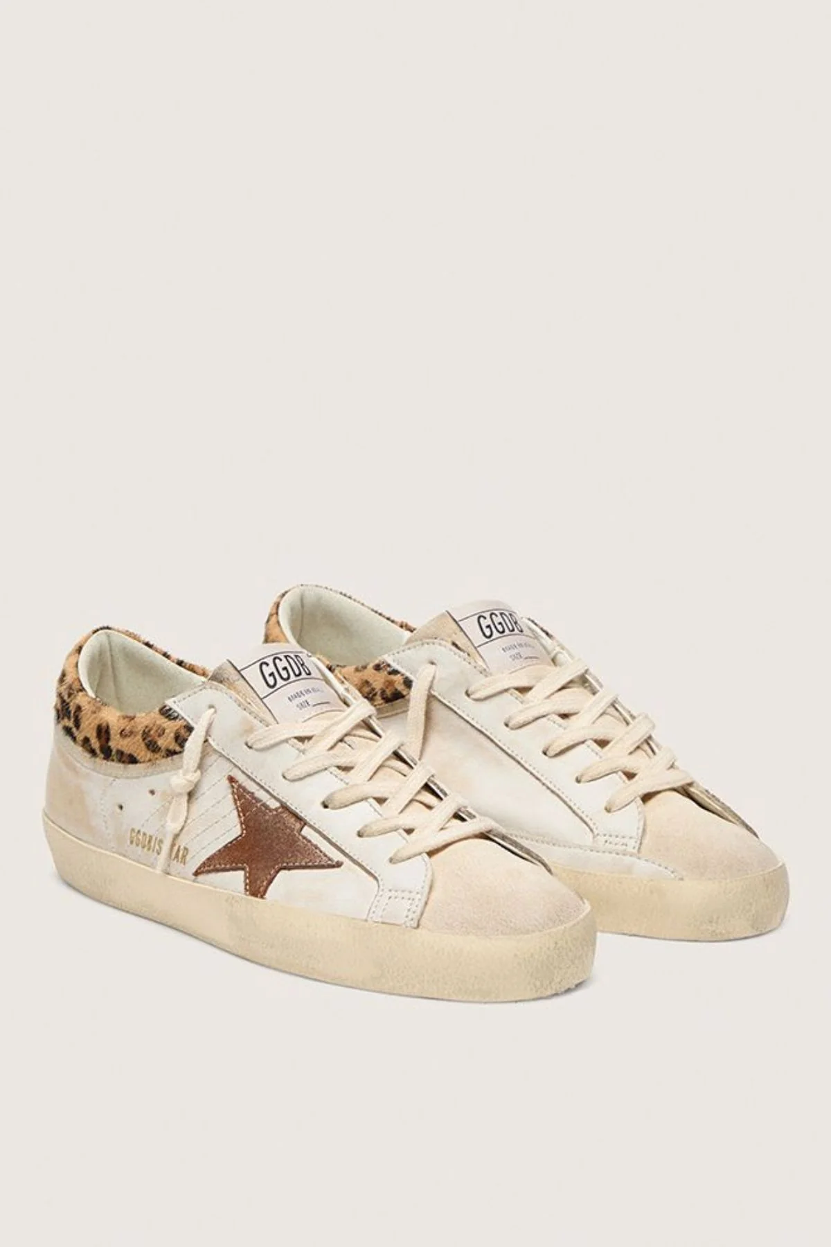 Golden Goose Super Star - White Beige/ Seed Pearl/ Brick Red - Image 2