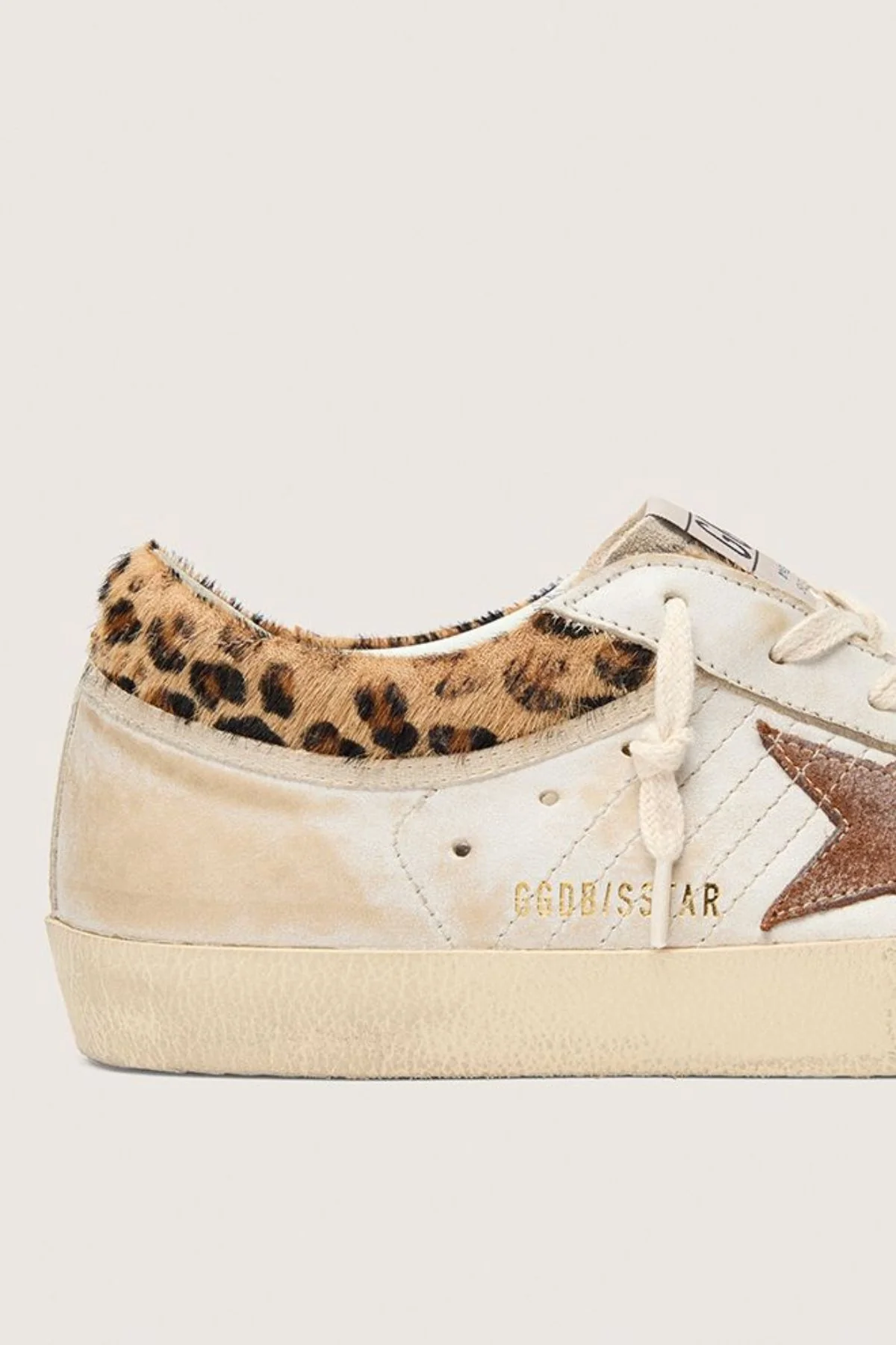 Golden Goose Super Star - White Beige/ Seed Pearl/ Brick Red - Image 4