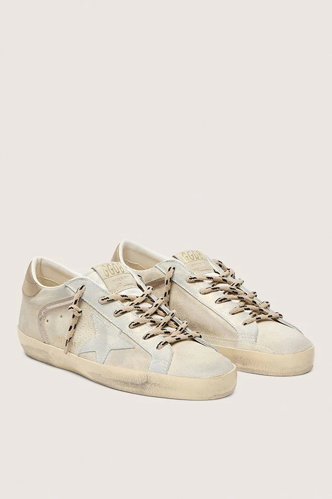 Golden Goose Super Star Suede - Beige/ Platinum - Image 2