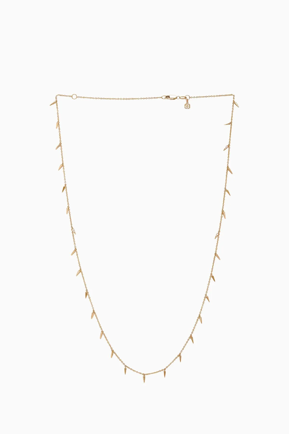 Sydney Evan Fringe Drop Necklace - Yellow Gold