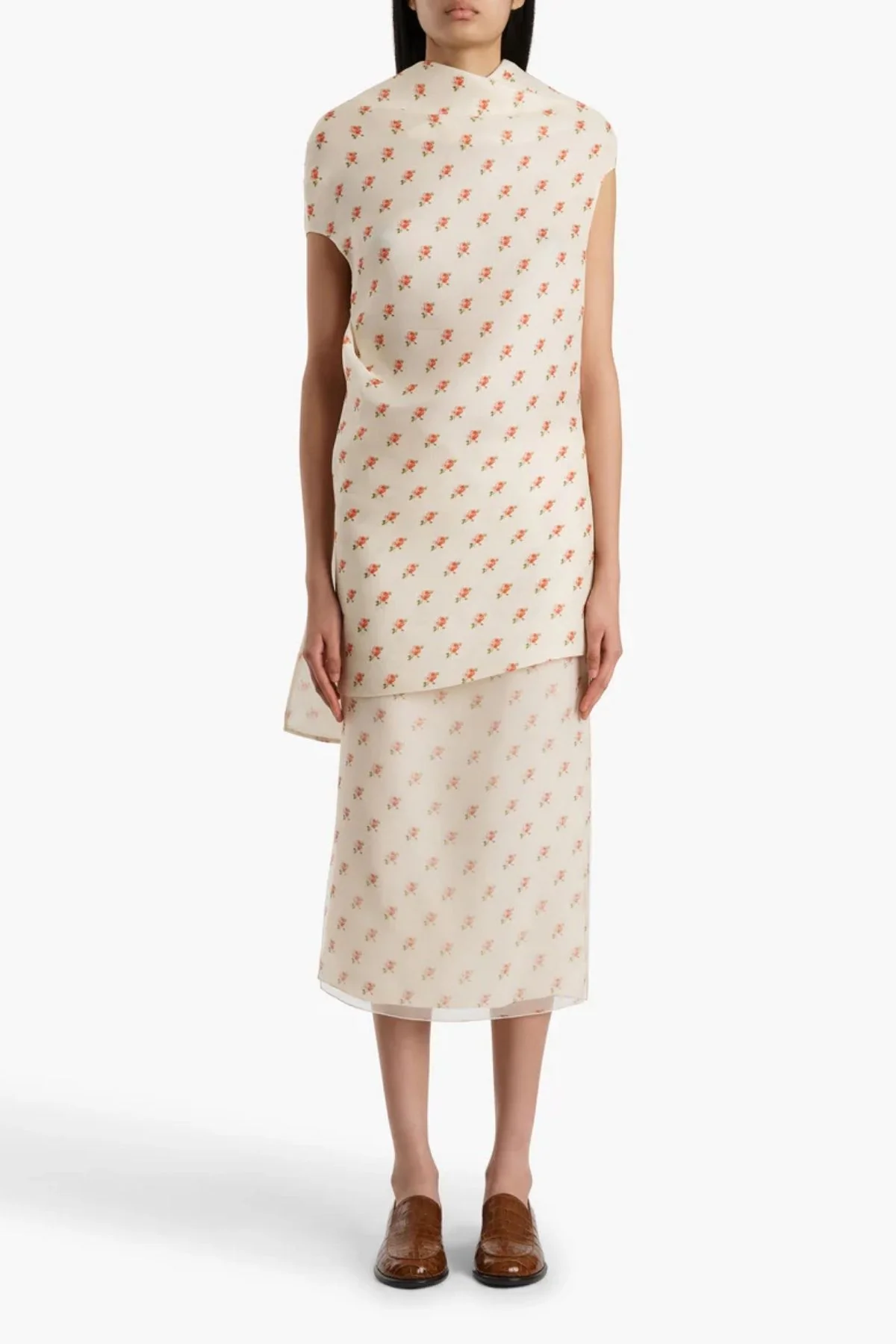 KHAITE Sydni Skirt - Soft Pink - Image 3